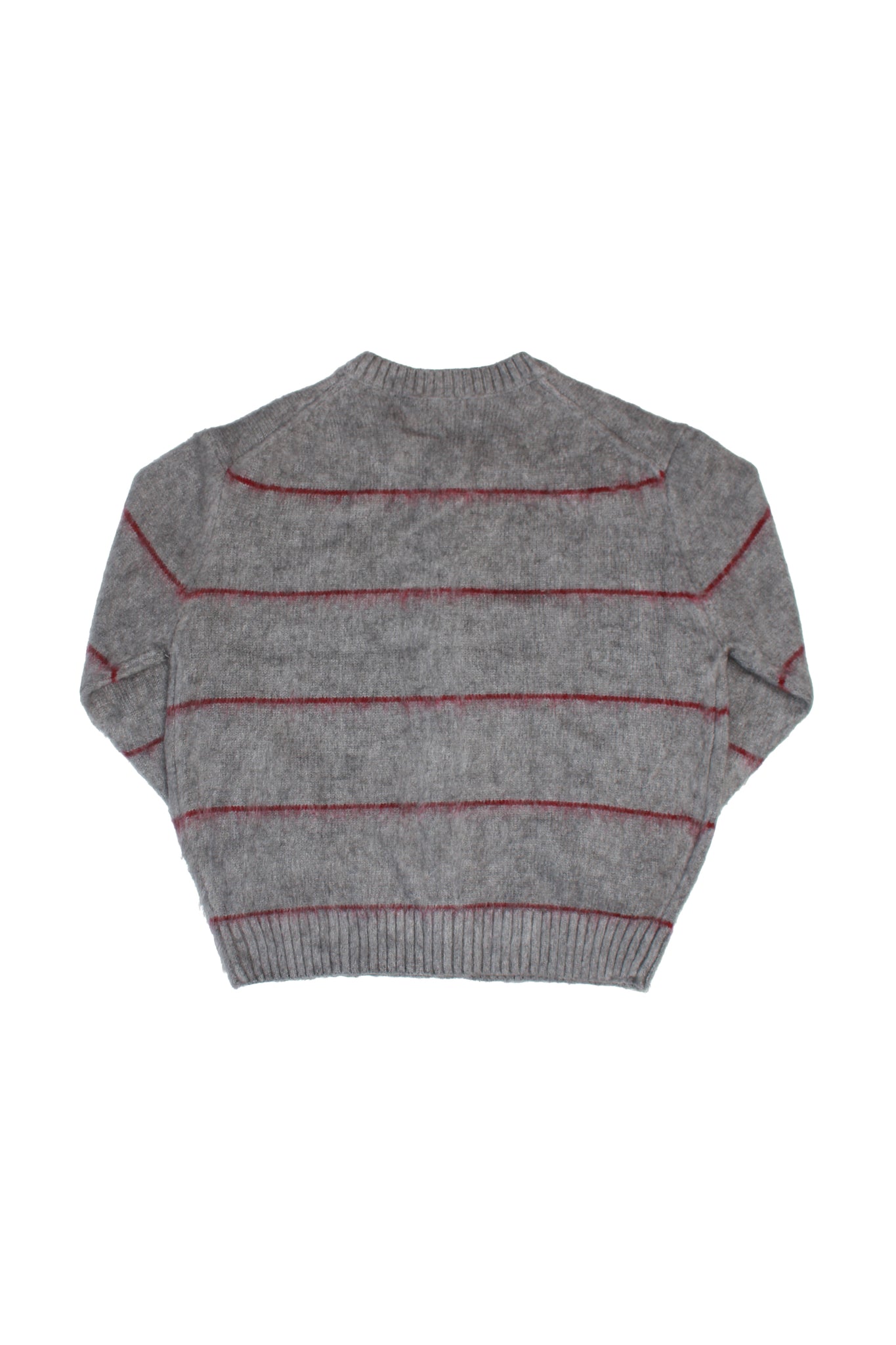 Lie Stripe Cardigan in Grey