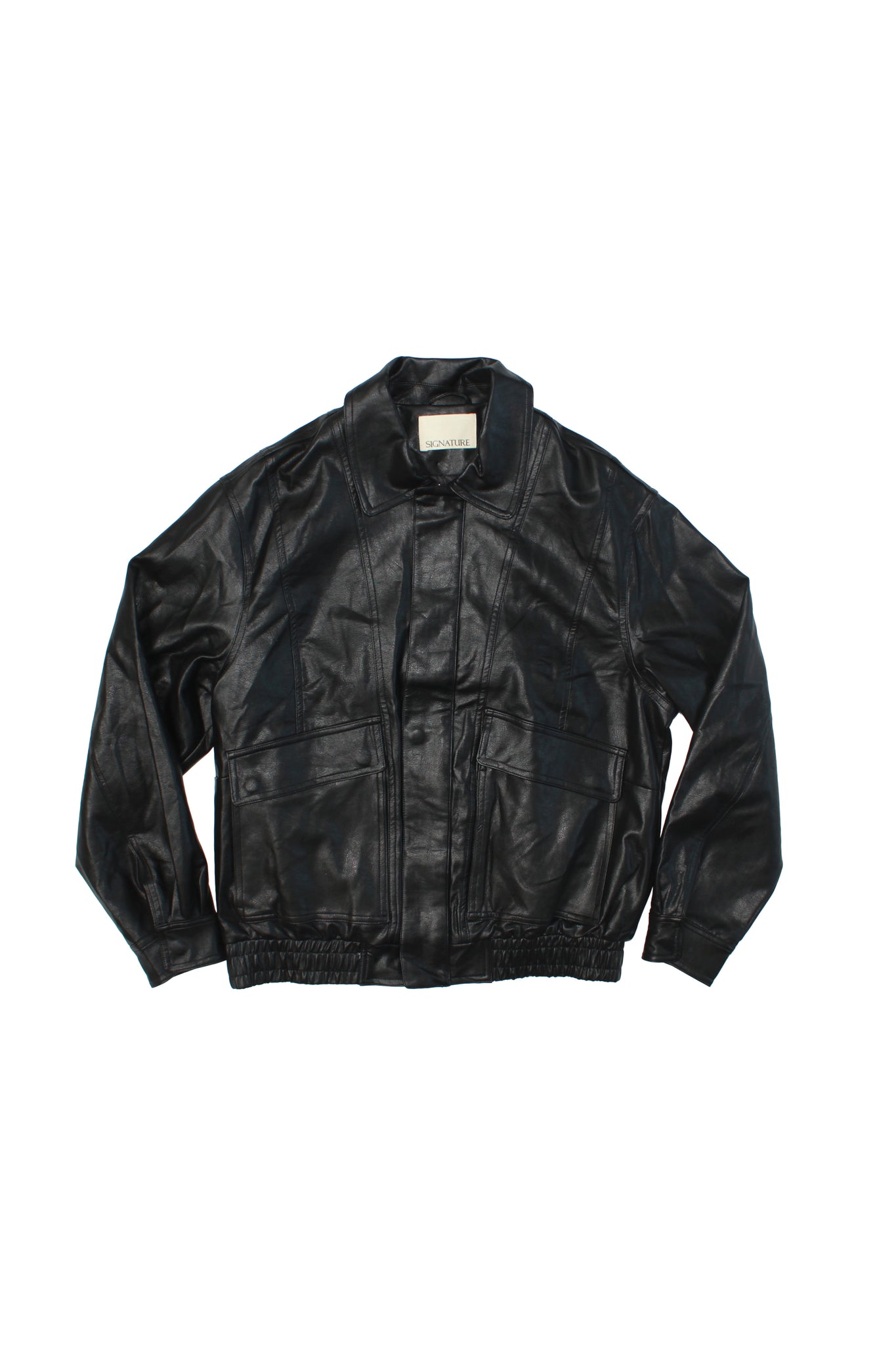 Mudd Vegan Leather Jacket in Black