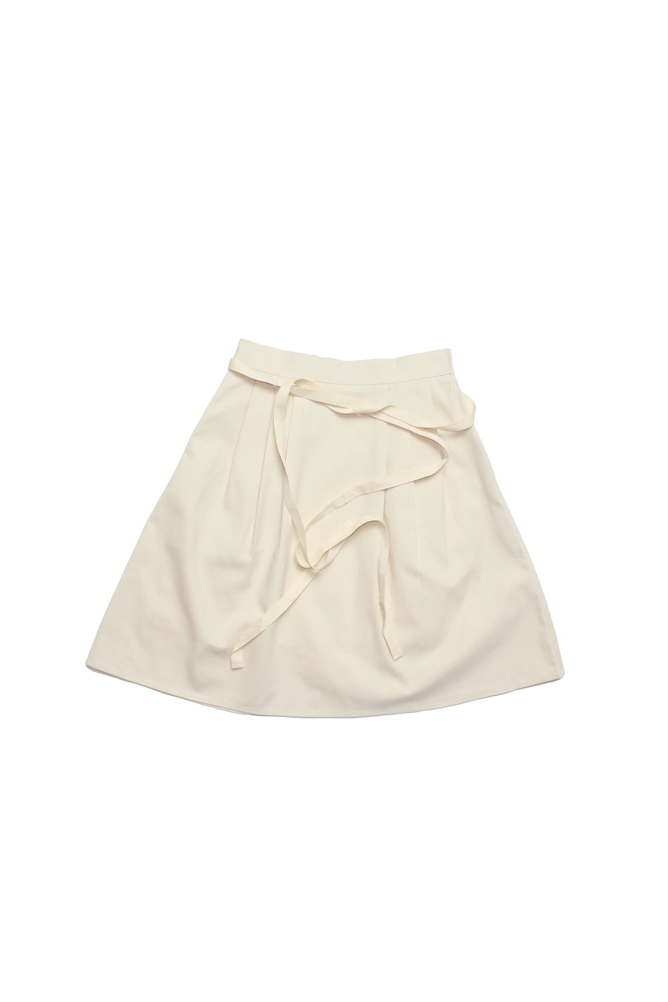 Pocket Belt Skirts in Ivory