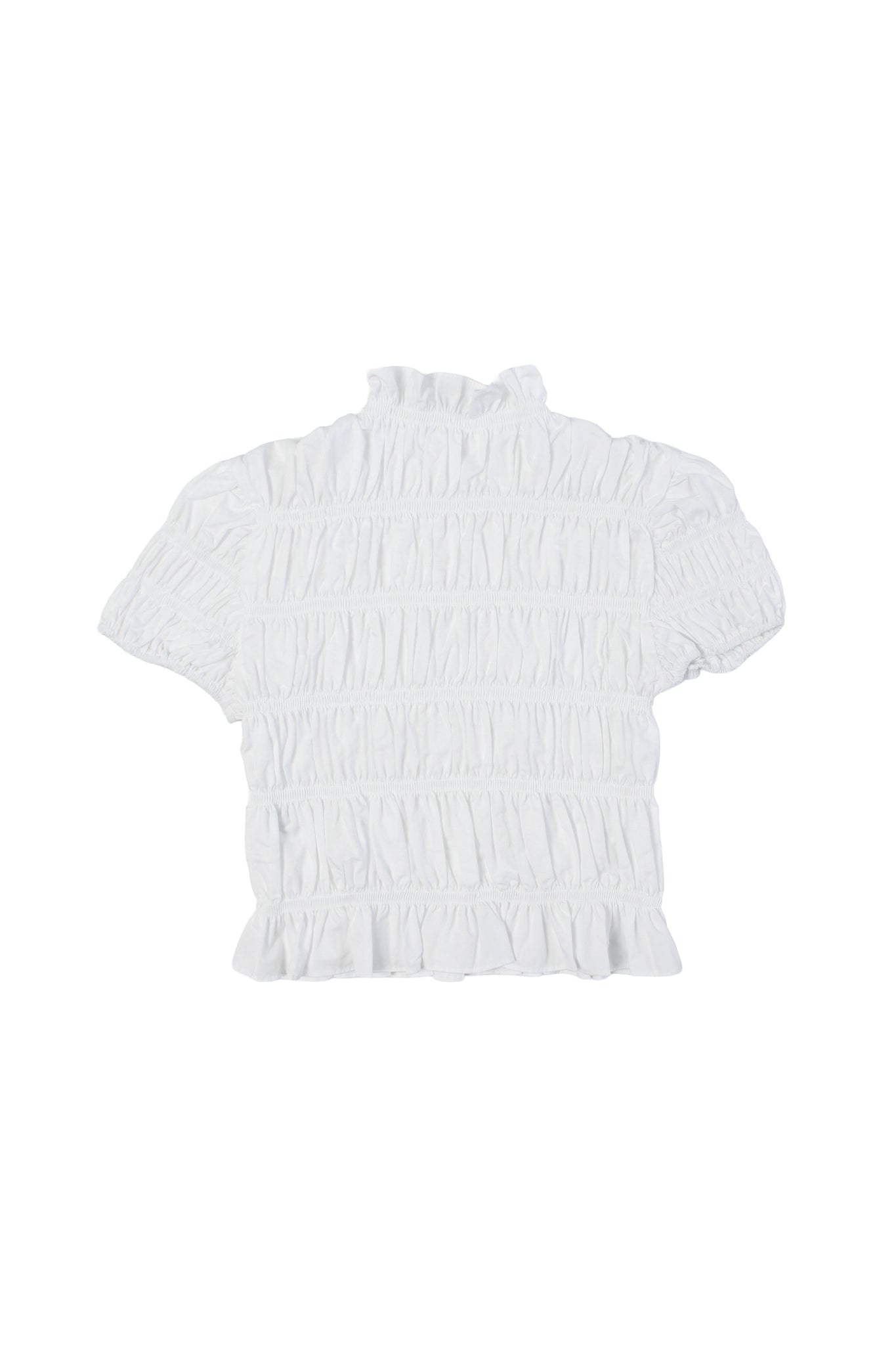 Phony Ruffle Top in White