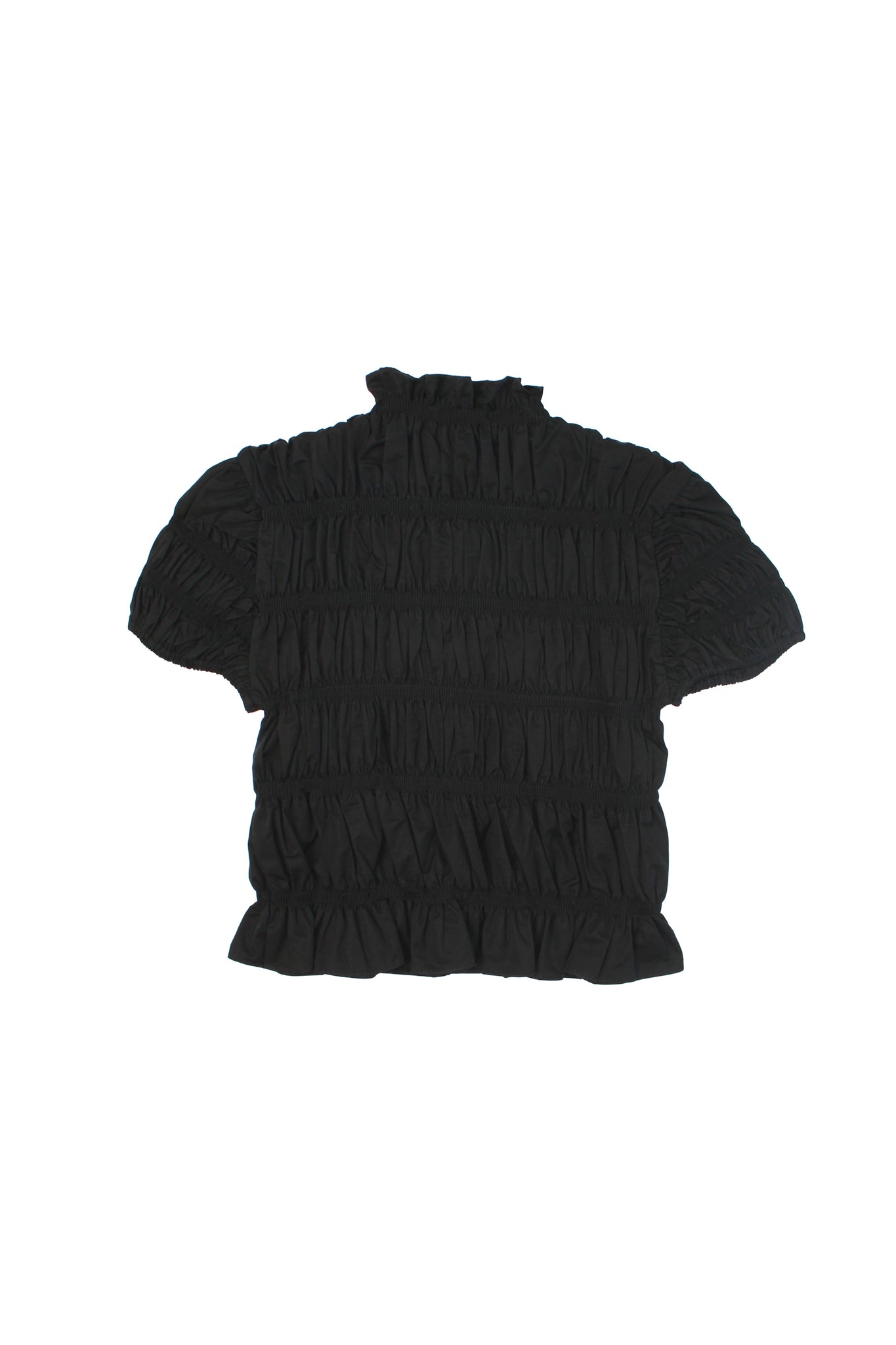 Phony Ruffle Top in Black