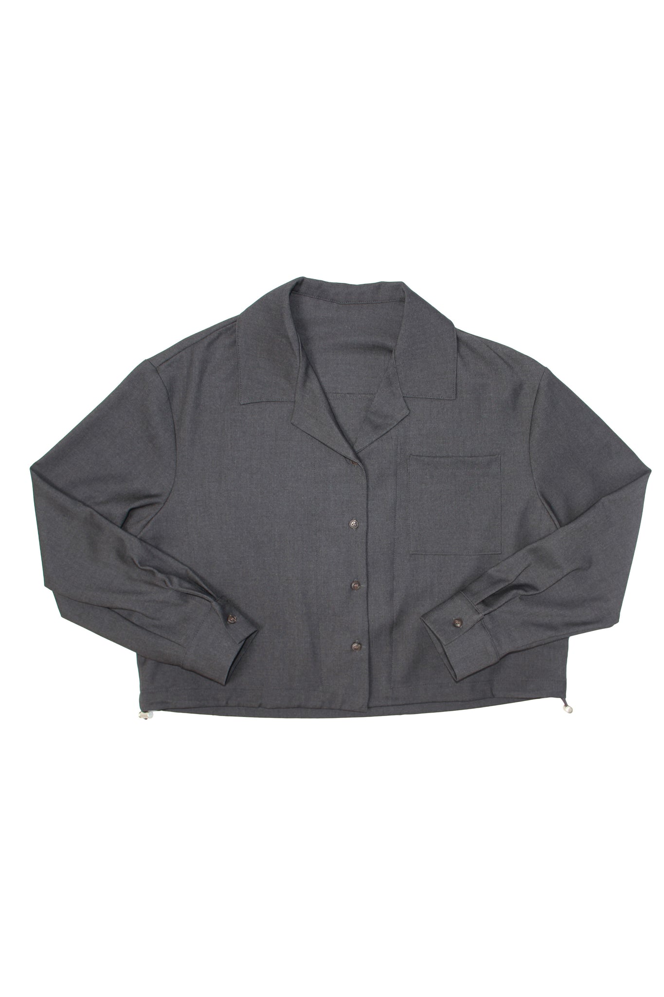 Orrd Cropped Button Up Shirket