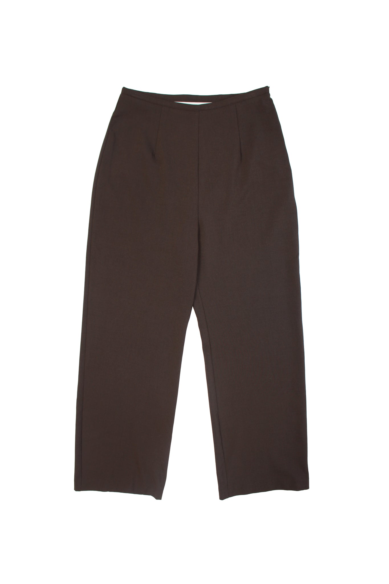 Tei Pleats Wrap Skirt Pants in Chocolate