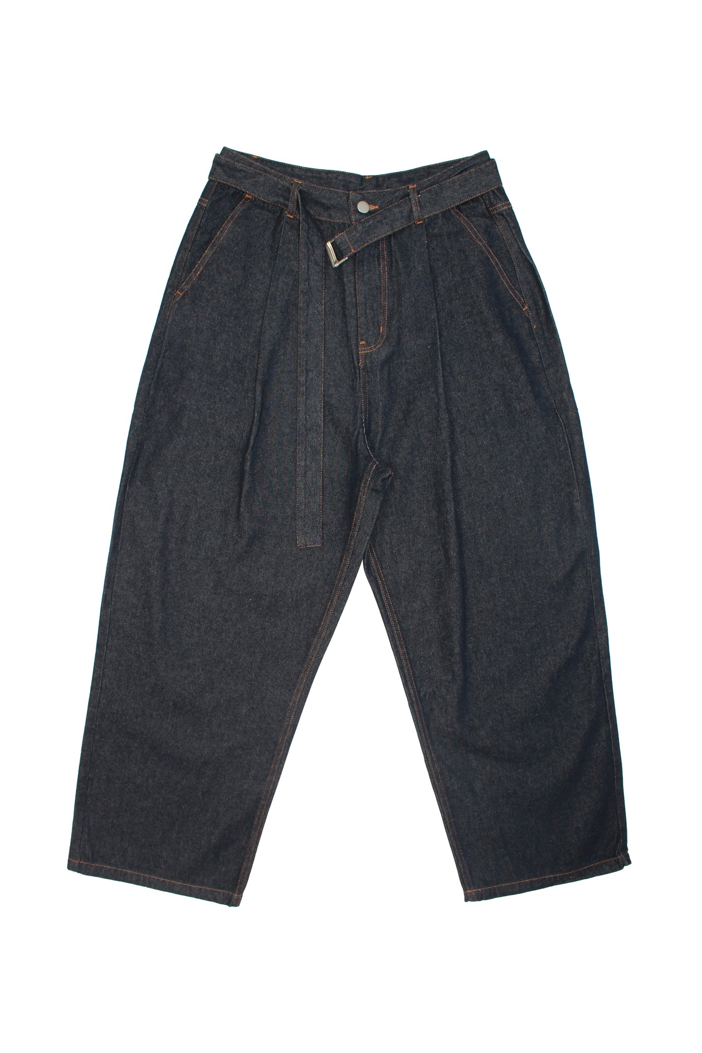 Wise Belted Denim Pants