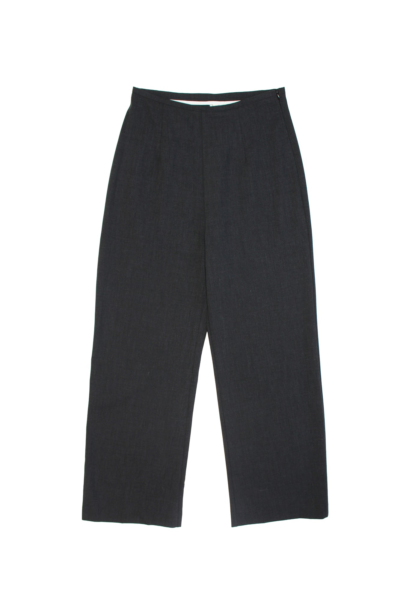 Tei Pleats Wrap Skirt Pants in Charcoal
