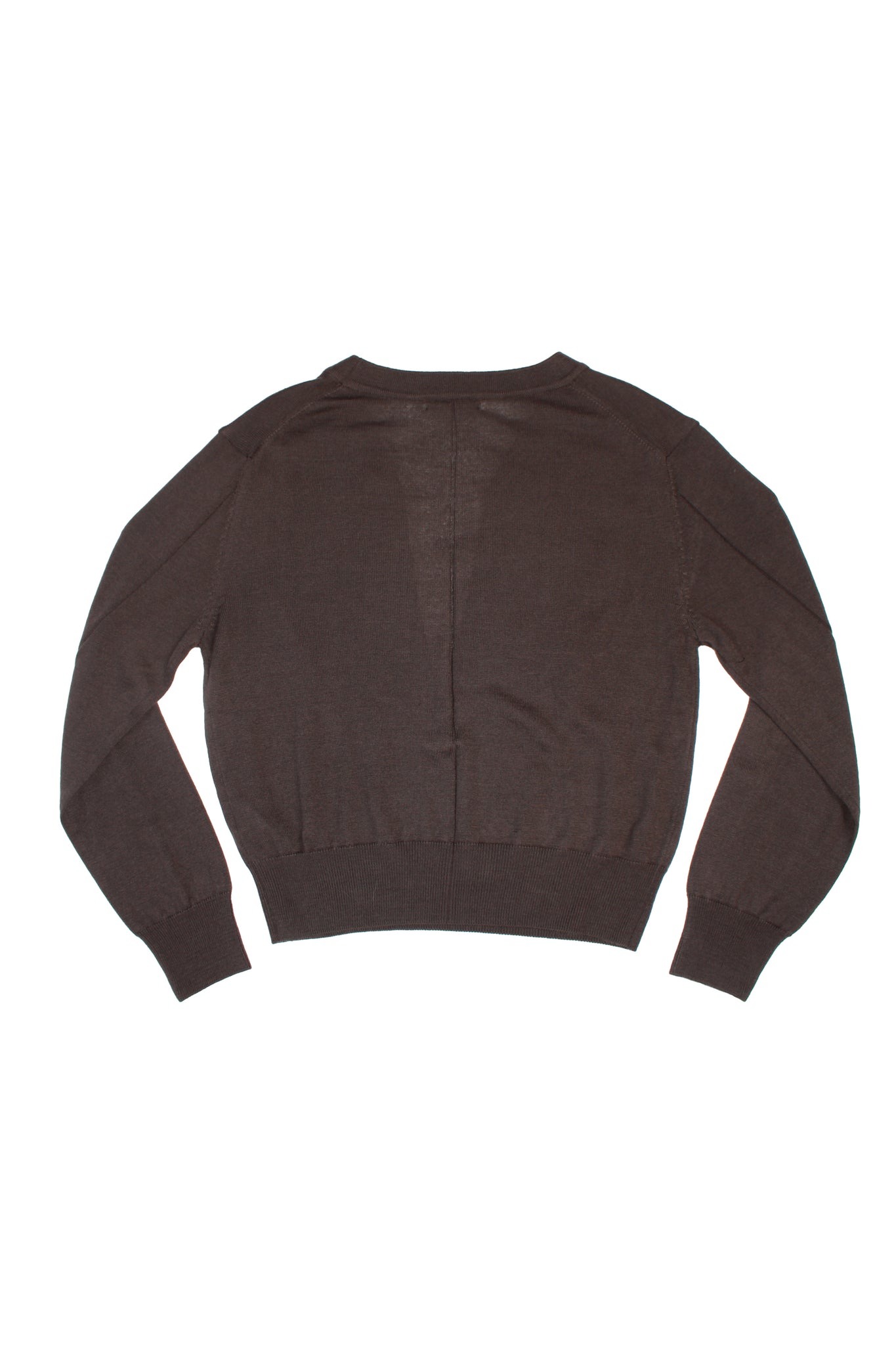 Koi Deep V-neck Knit Top in Chocolate