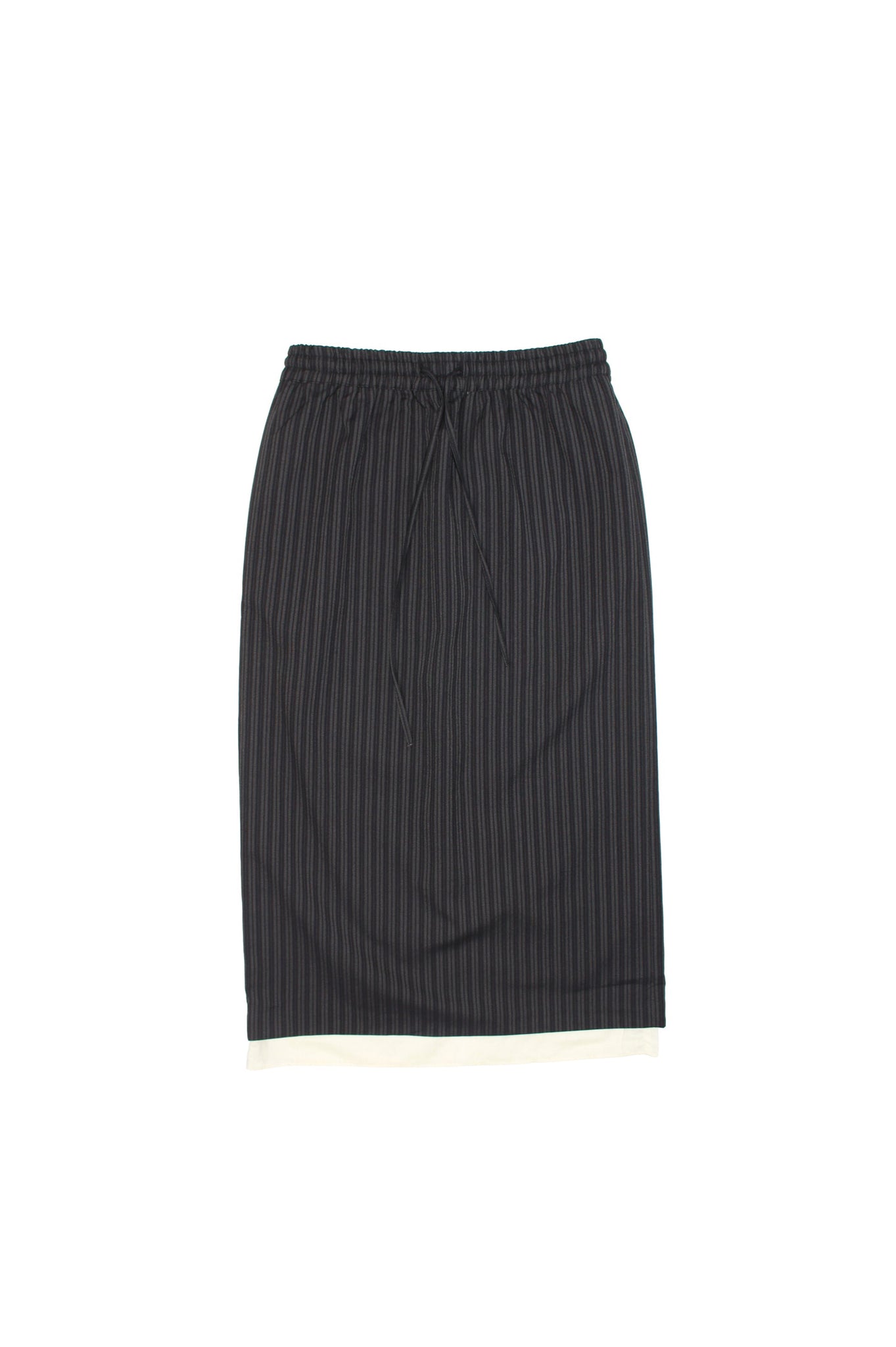 Mood Stripe Skirt in Charcoal
