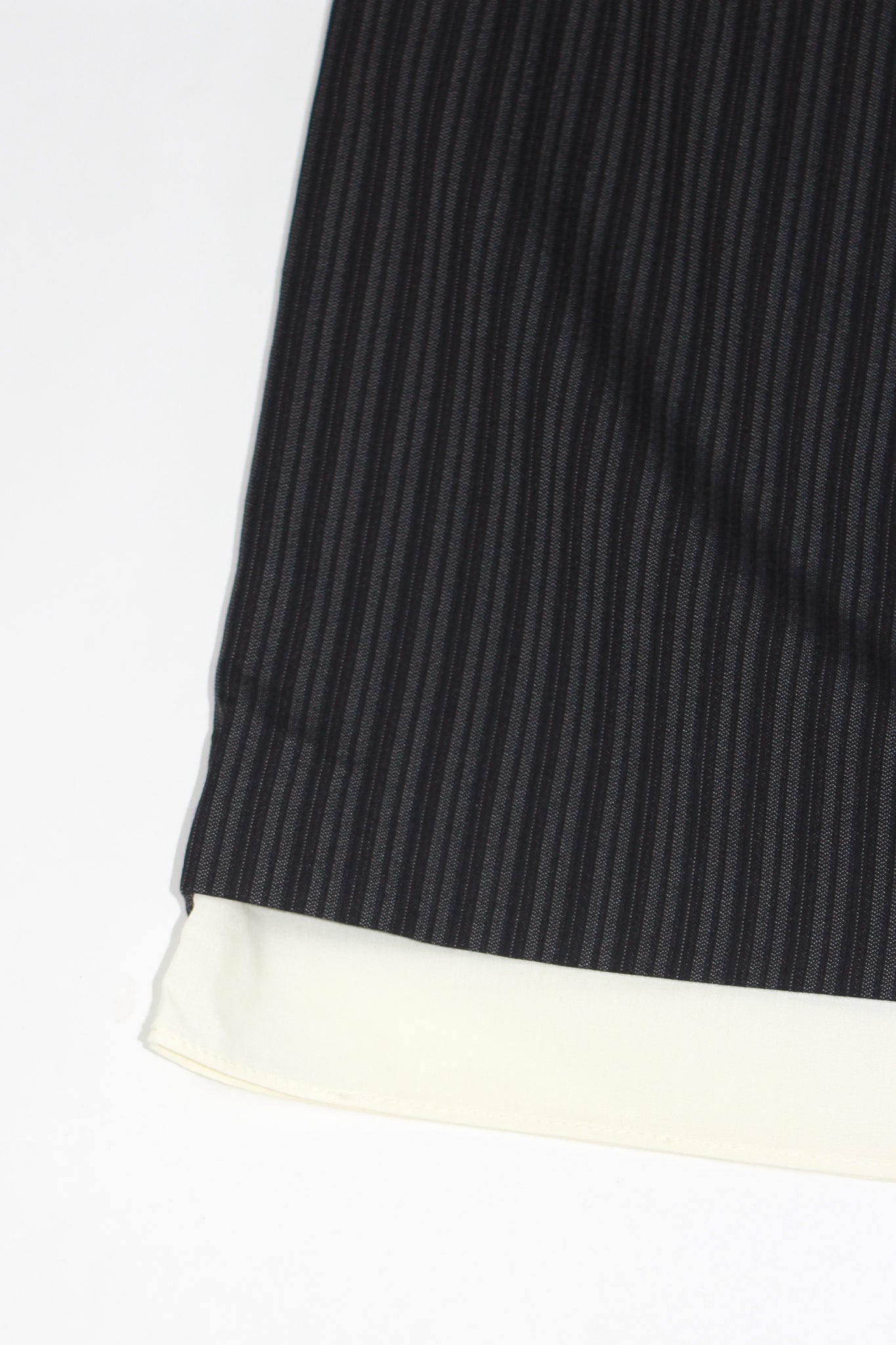 Mood Stripe Skirt in Charcoal