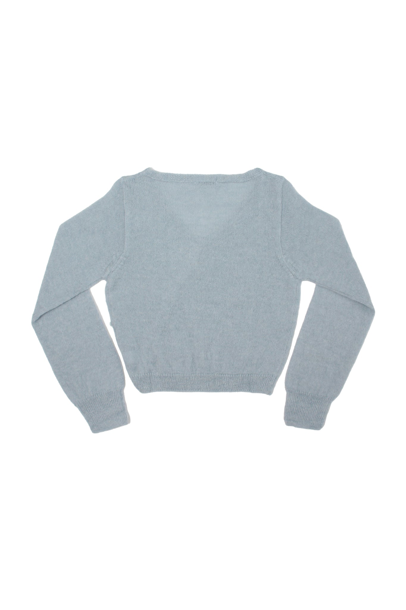 Mell Soft Wrap Cardigan in Sky Blue