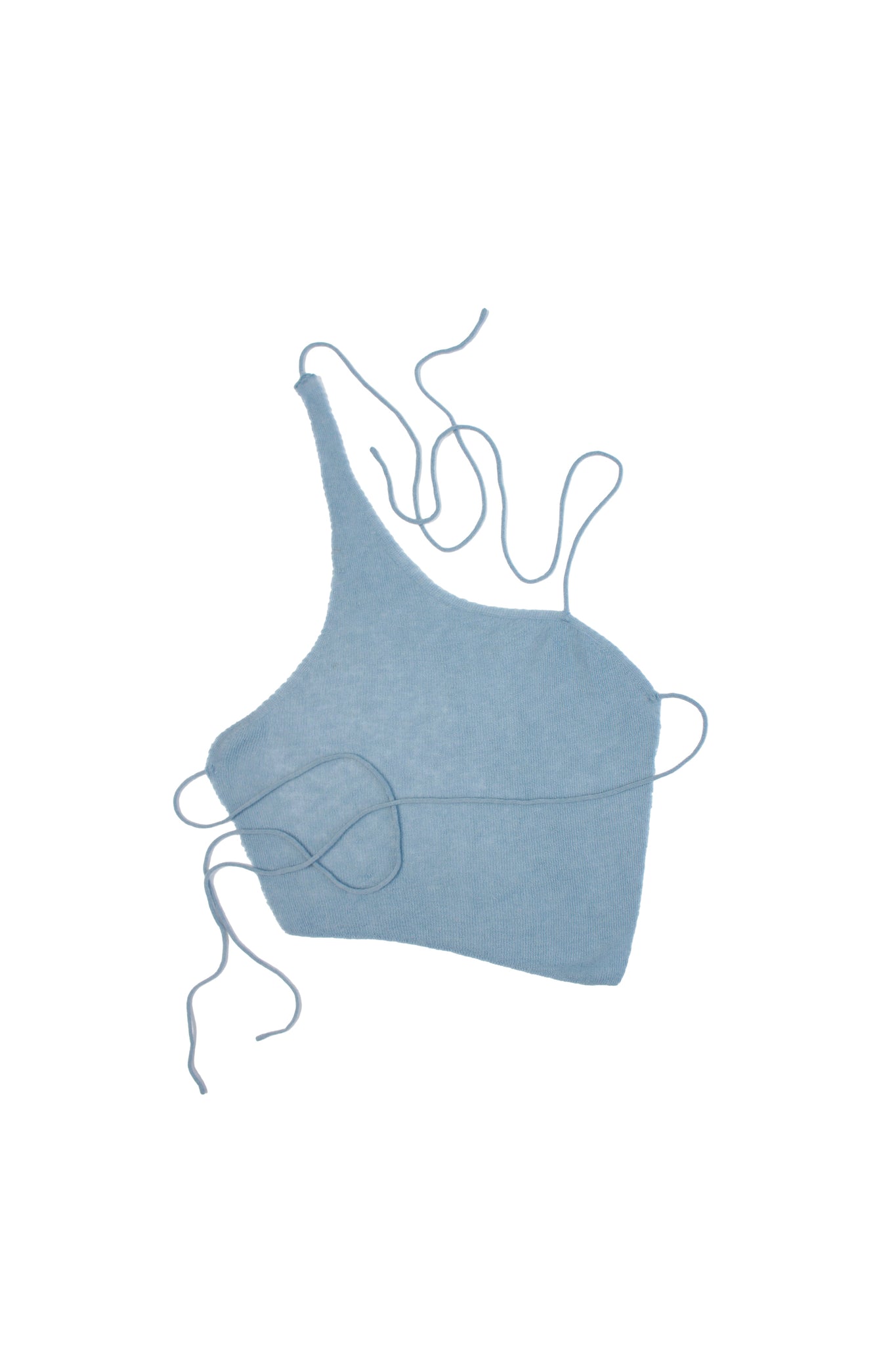 Kei Knie Vest Set in Sky blue