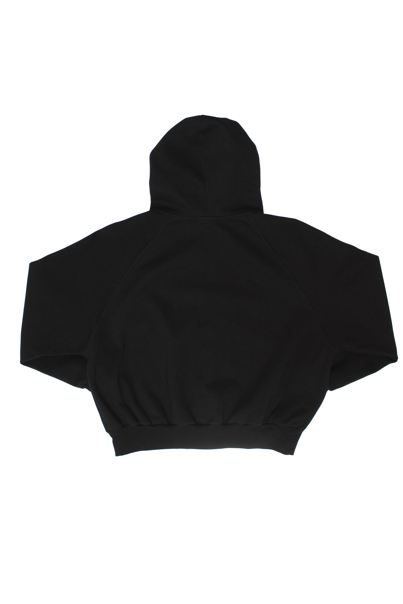 Mento Crop hooded zip up sweatshirt