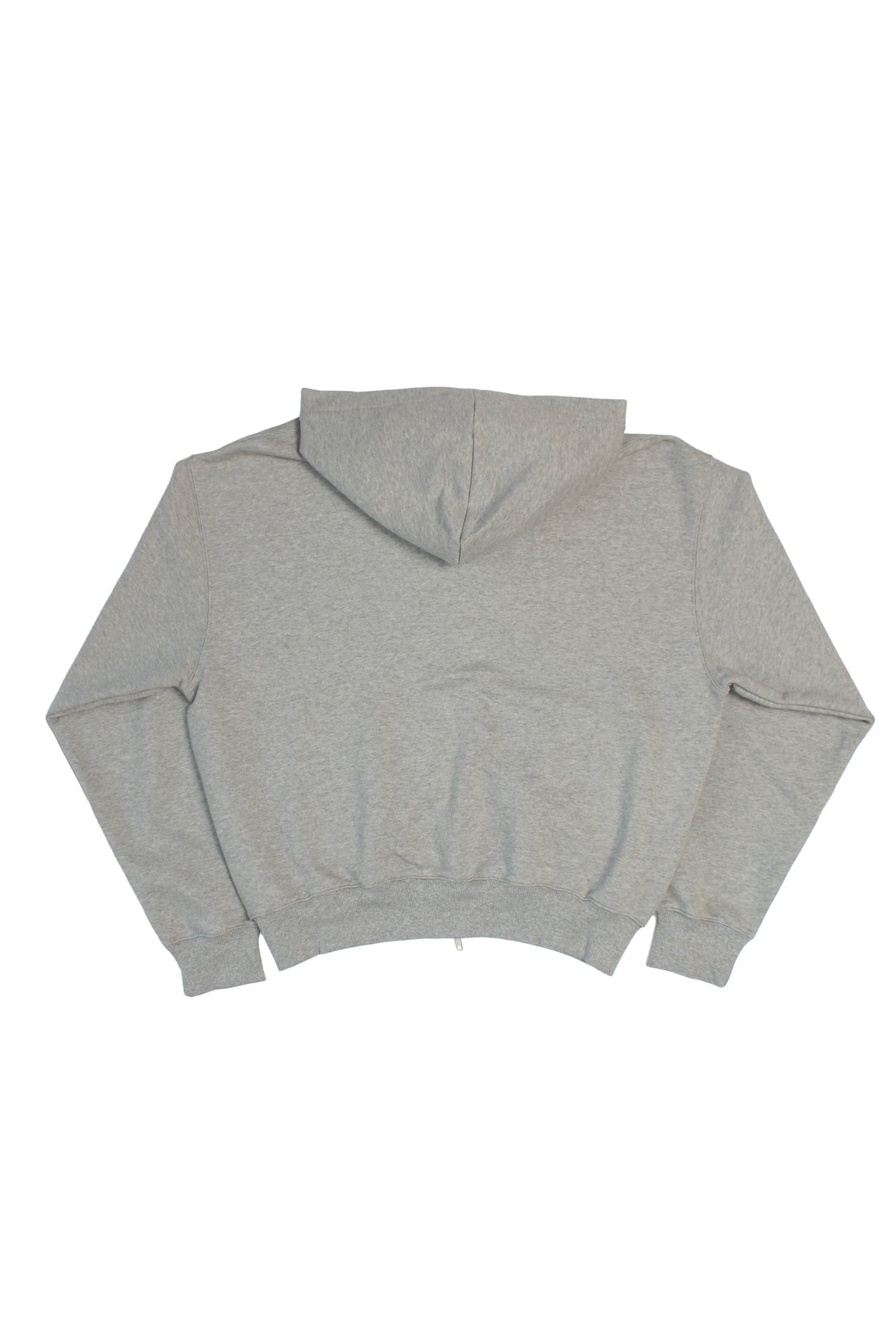 Lemay Crop Hood Zip Up in Melange Grey