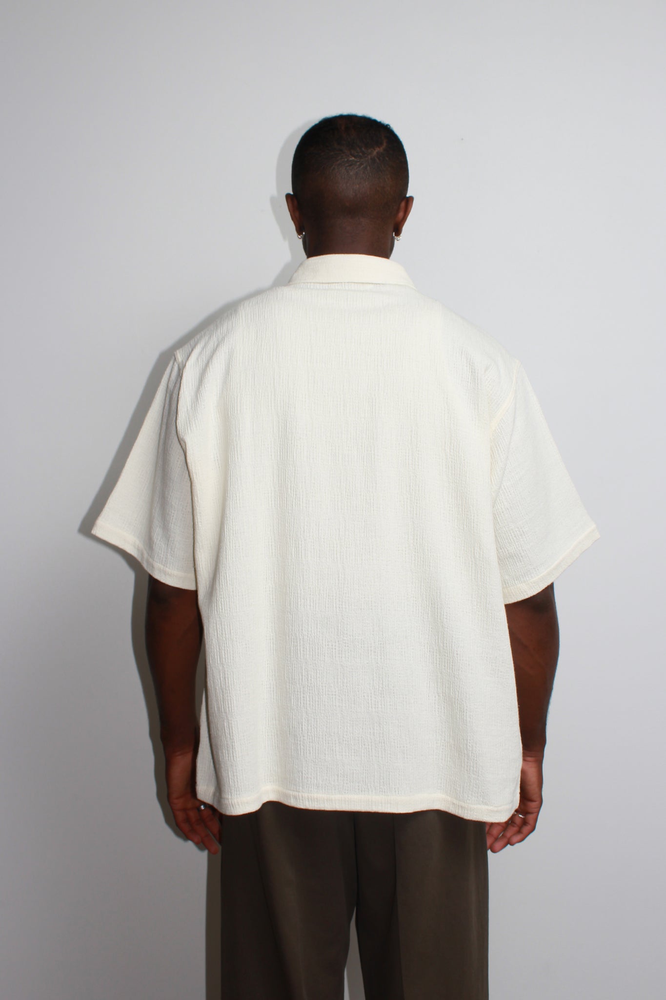 Taly Texture Shirt in White