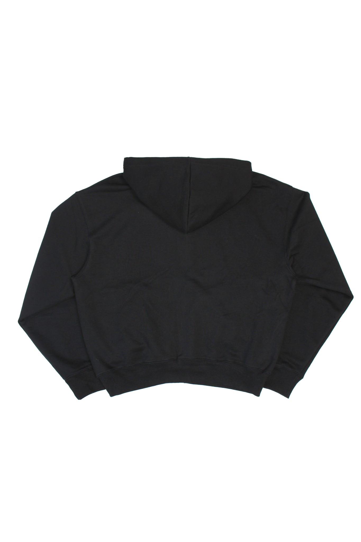 Lemay Crop Hood Zip Up in Black