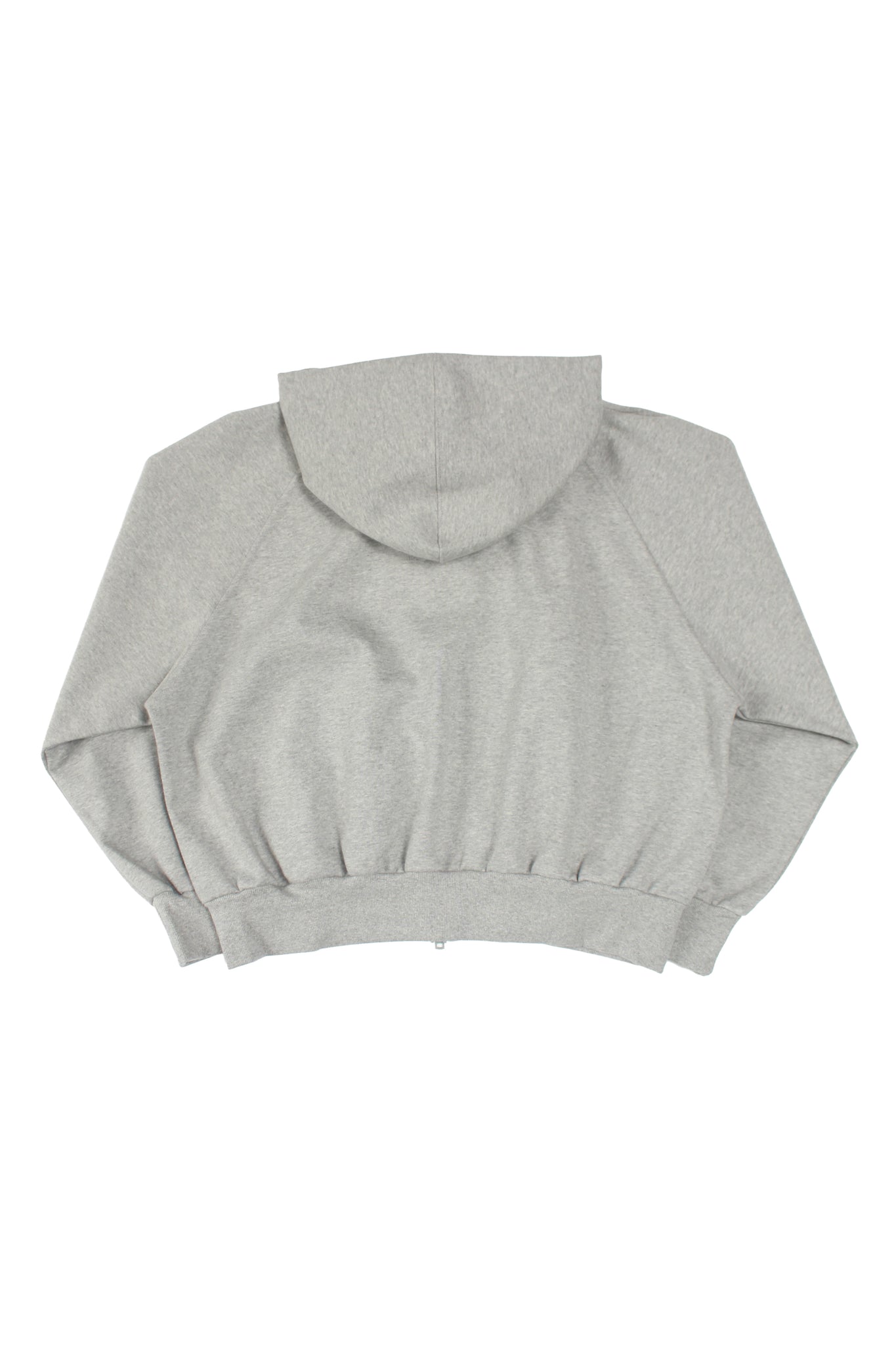 Oversized Crop Hoodie in Grey