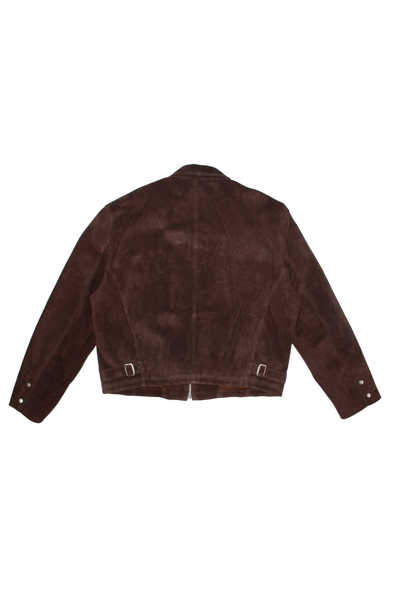 Tonny Semi Crop Real Suede Jacket in Brown