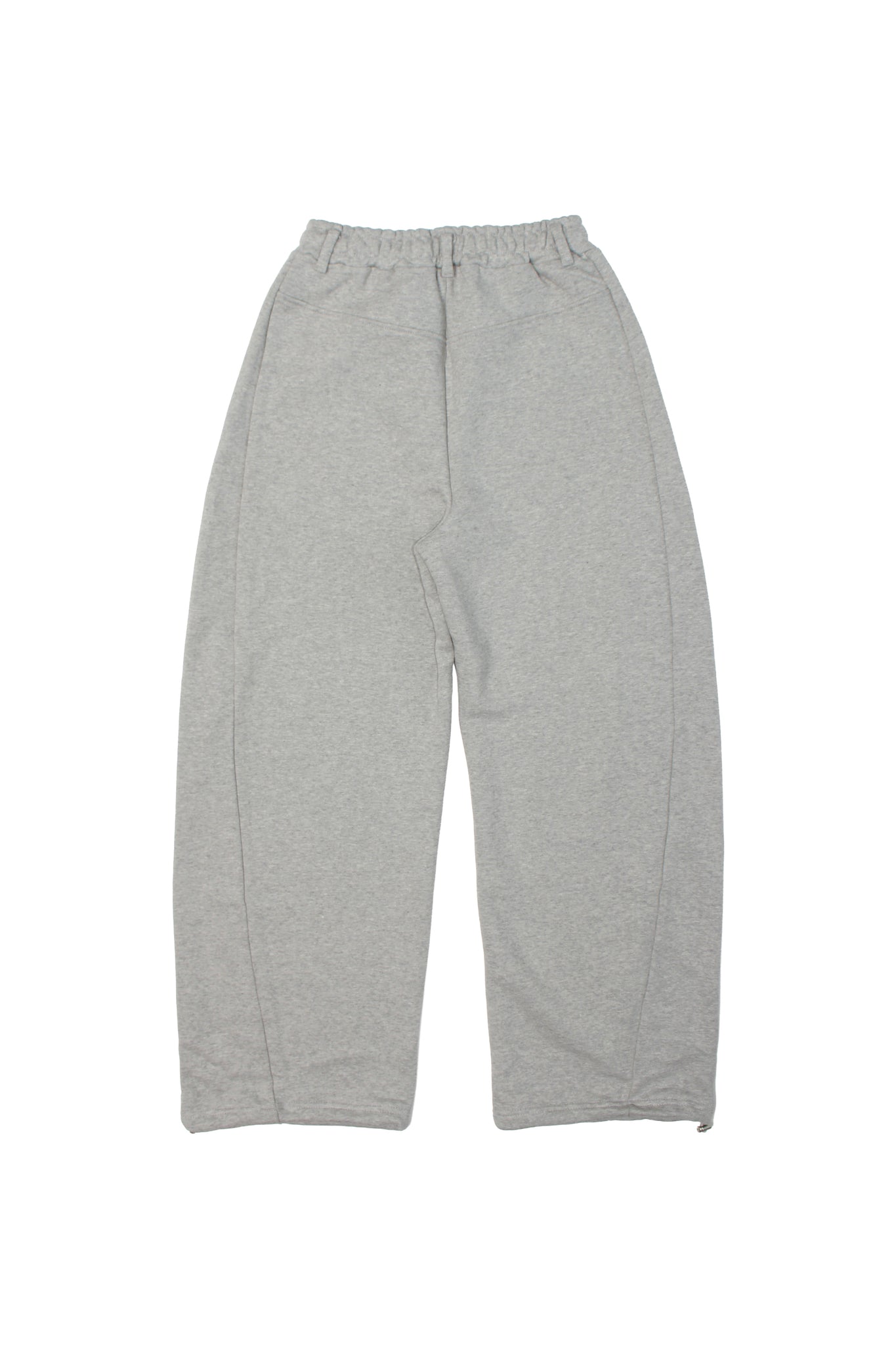 Koni Barrel Leg Sweatpants in Melange Grey
