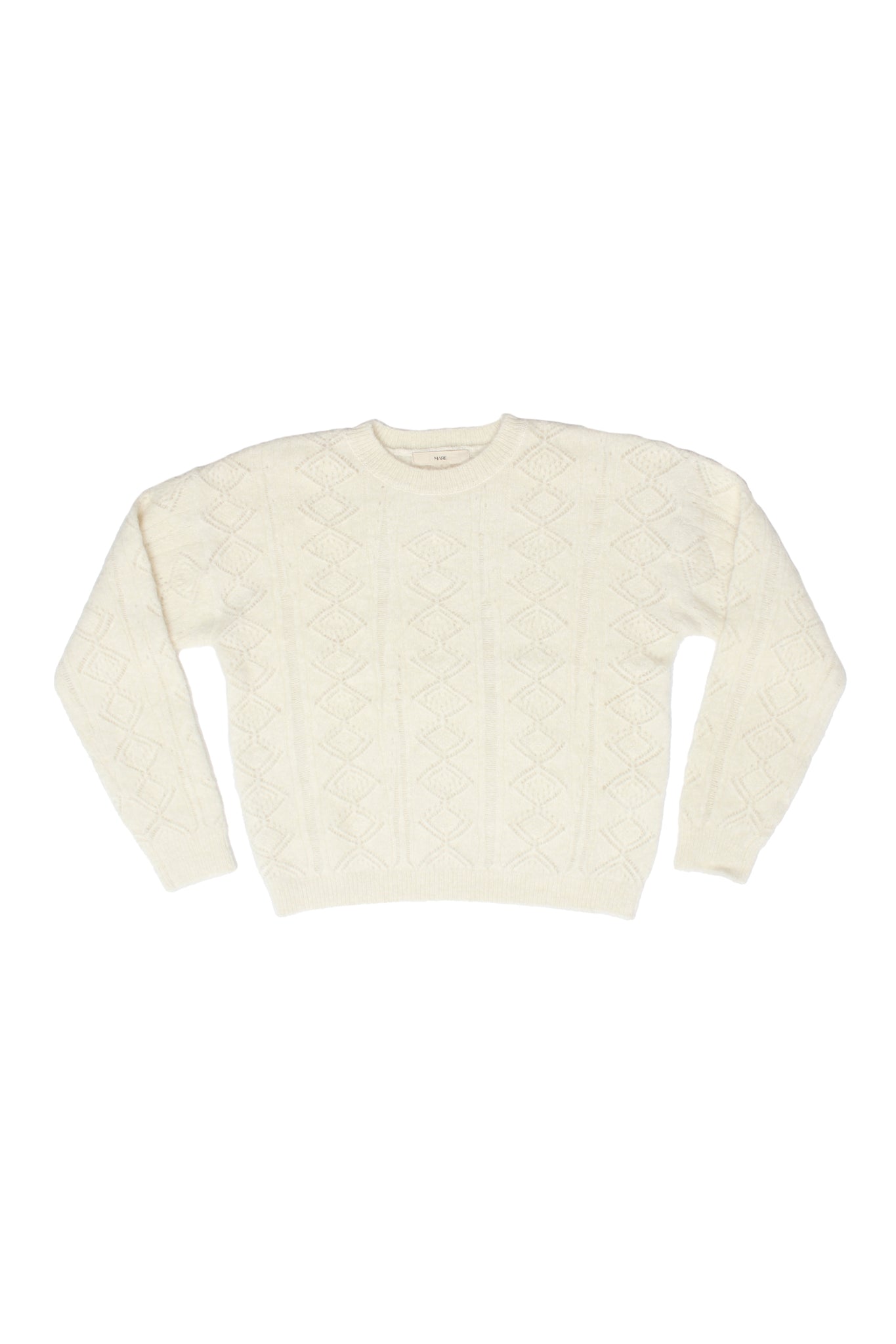 Scasi Alpaca Sweater in Ivory