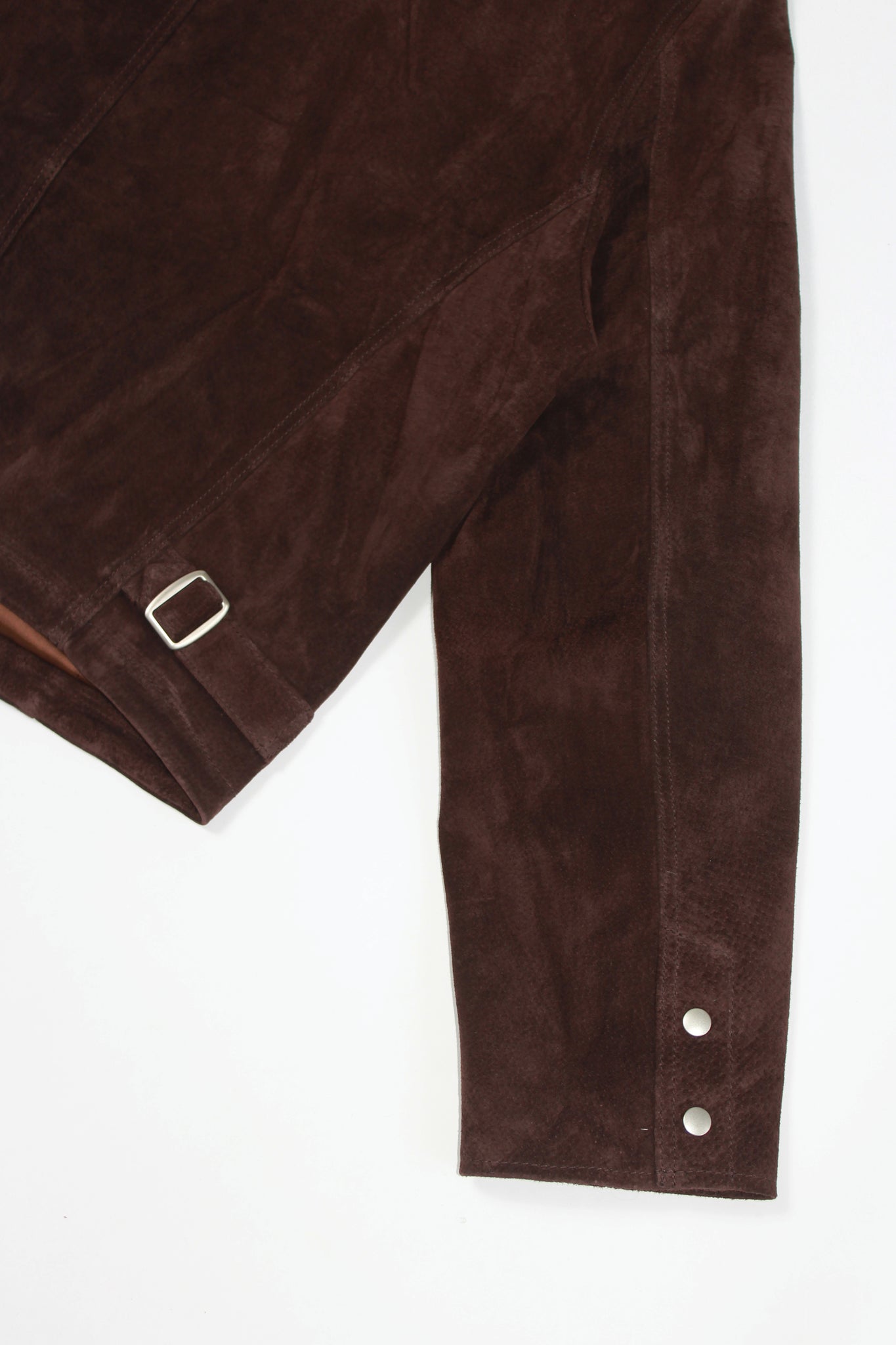 Tonny Semi Crop Real Suede Jacket in Brown