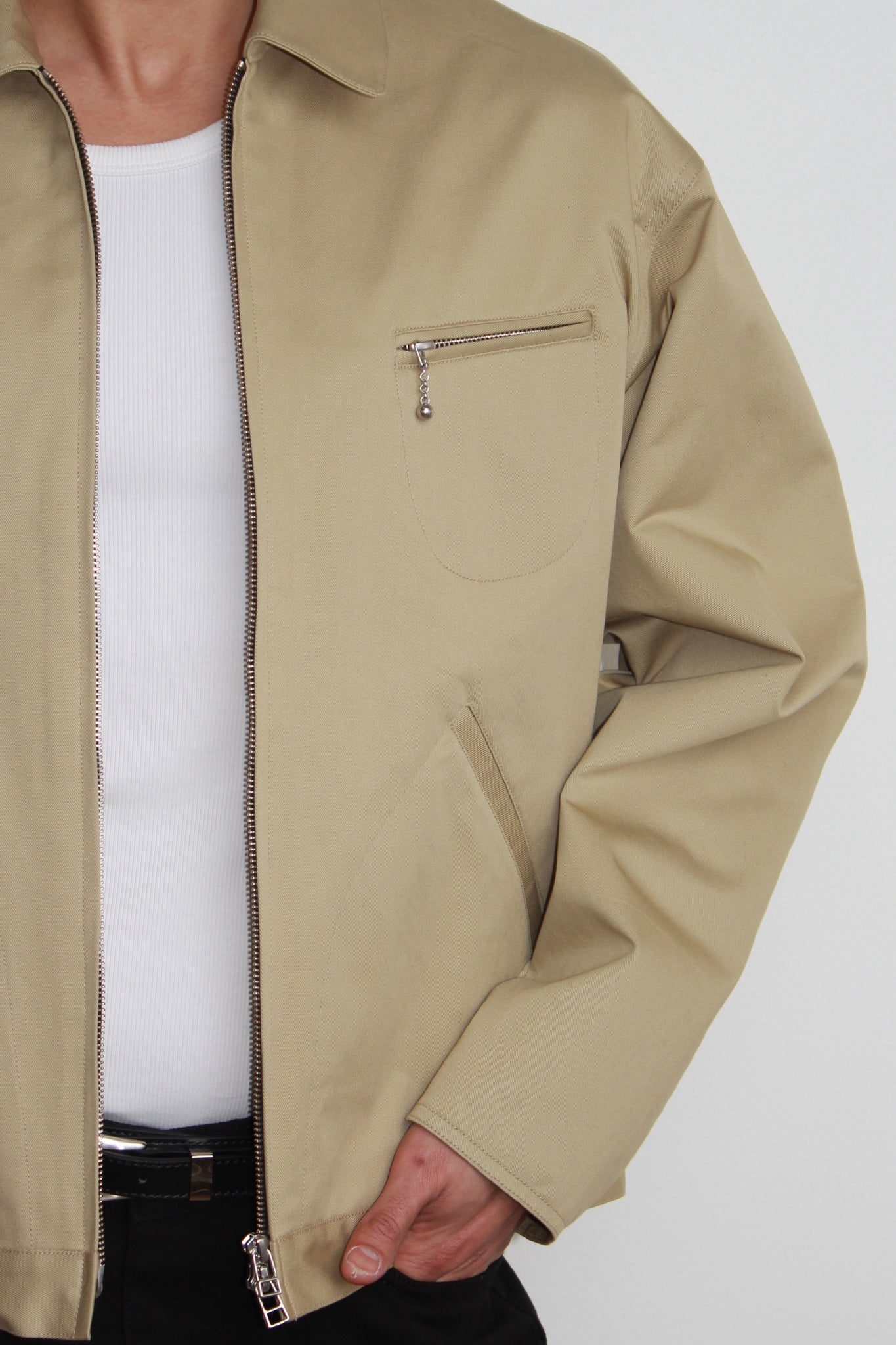 Howell Minimal Work Jacket in Khaki