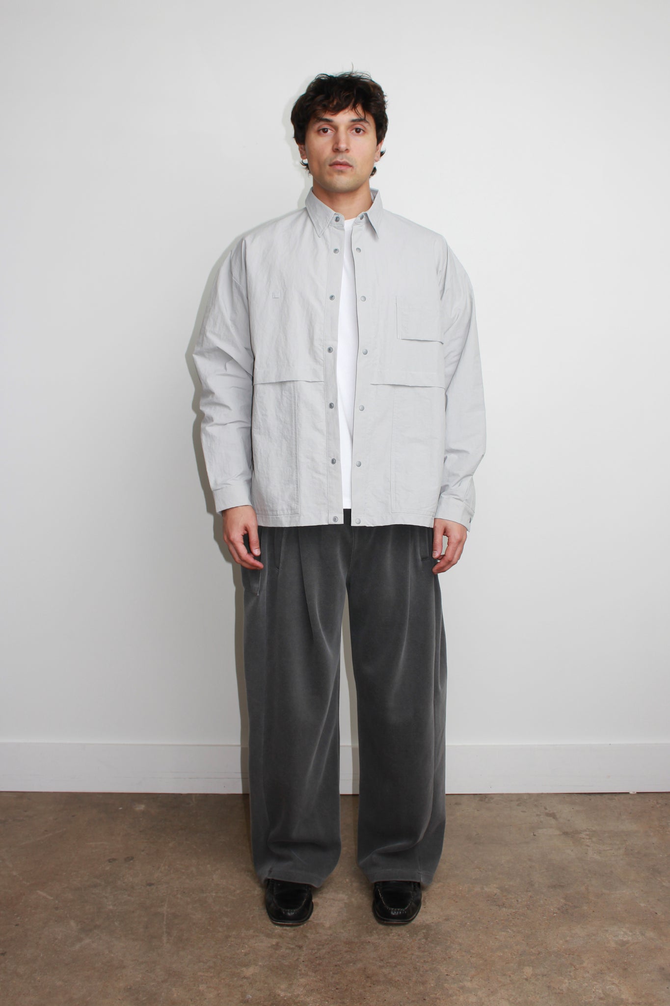 Tatemodern Shirtket in Light Grey