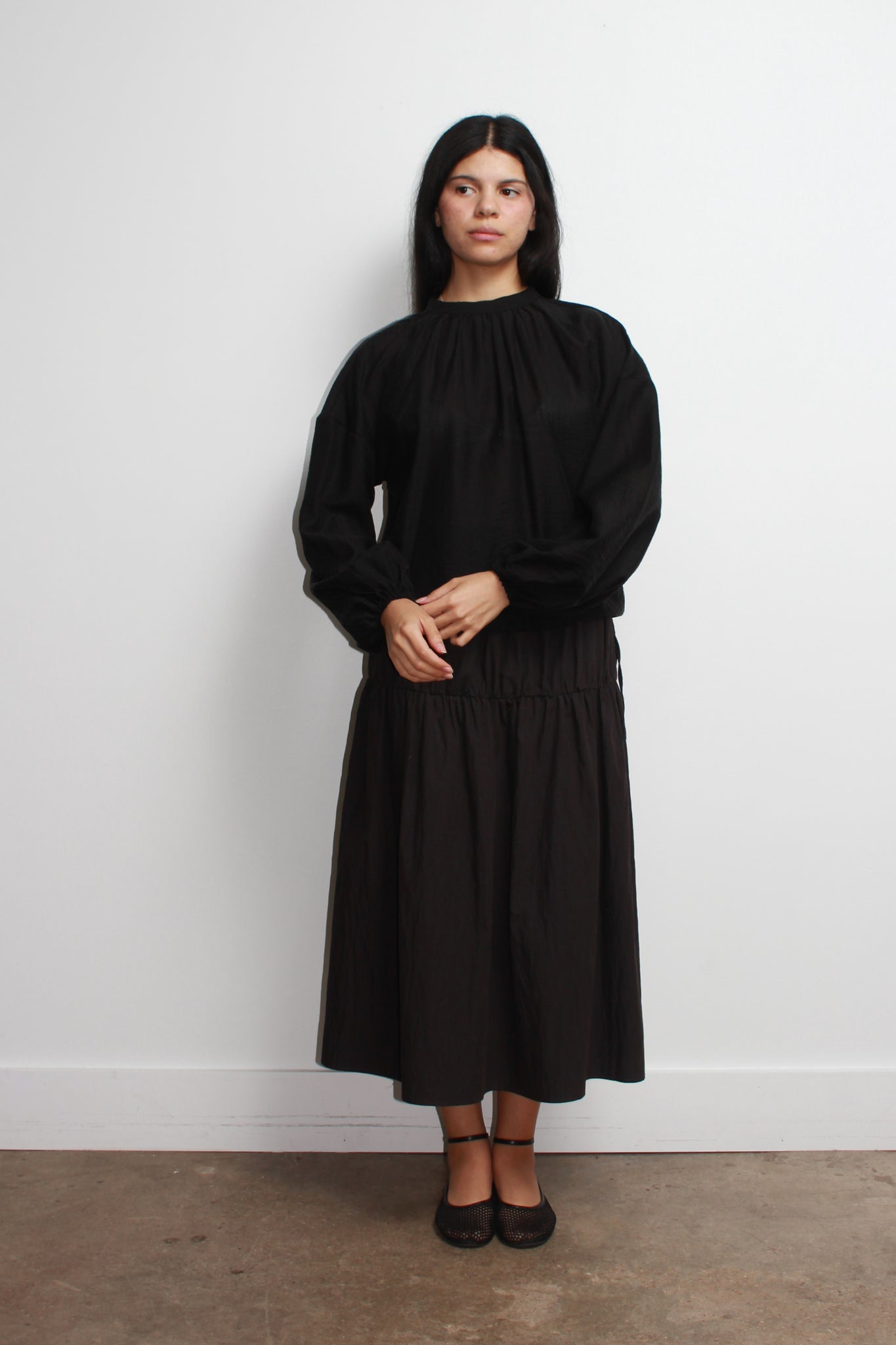 Mariner Blouse in Black