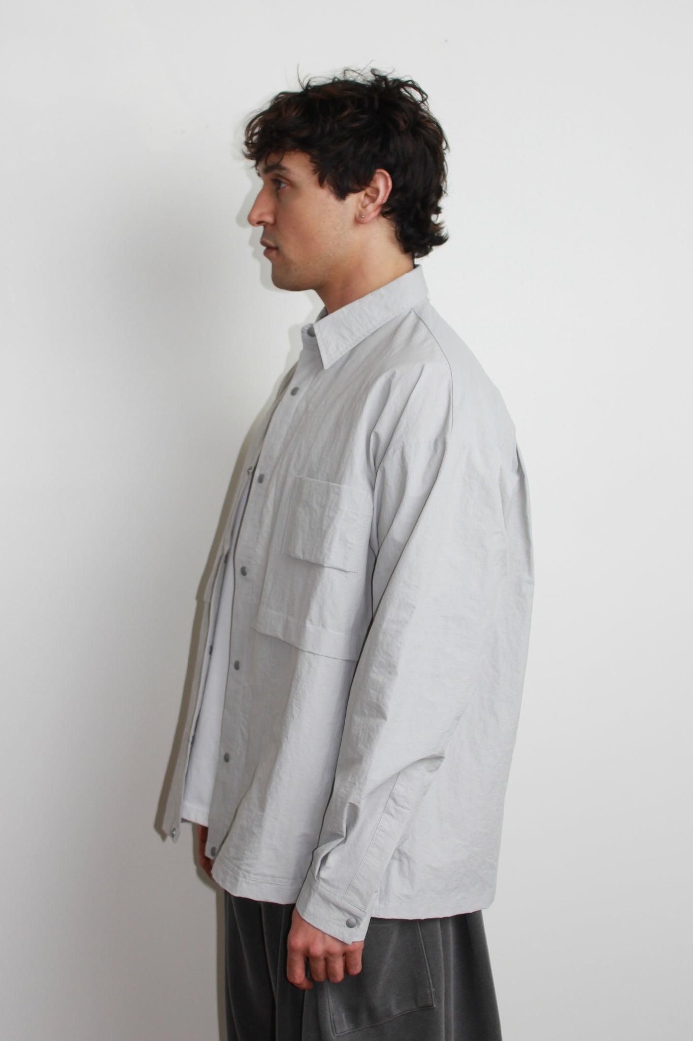 Tatemodern Shirtket in Light Grey