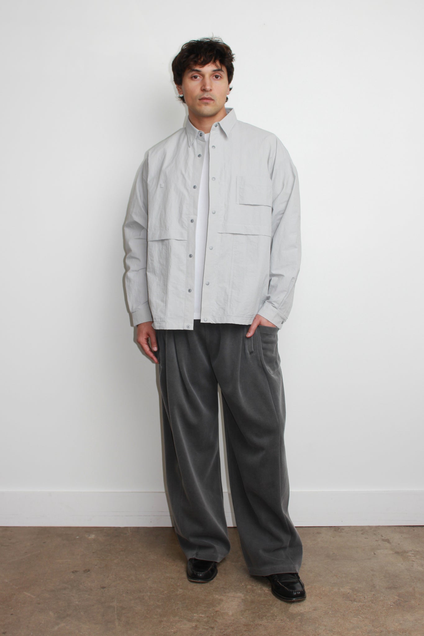 Tatemodern Shirtket in Light Grey