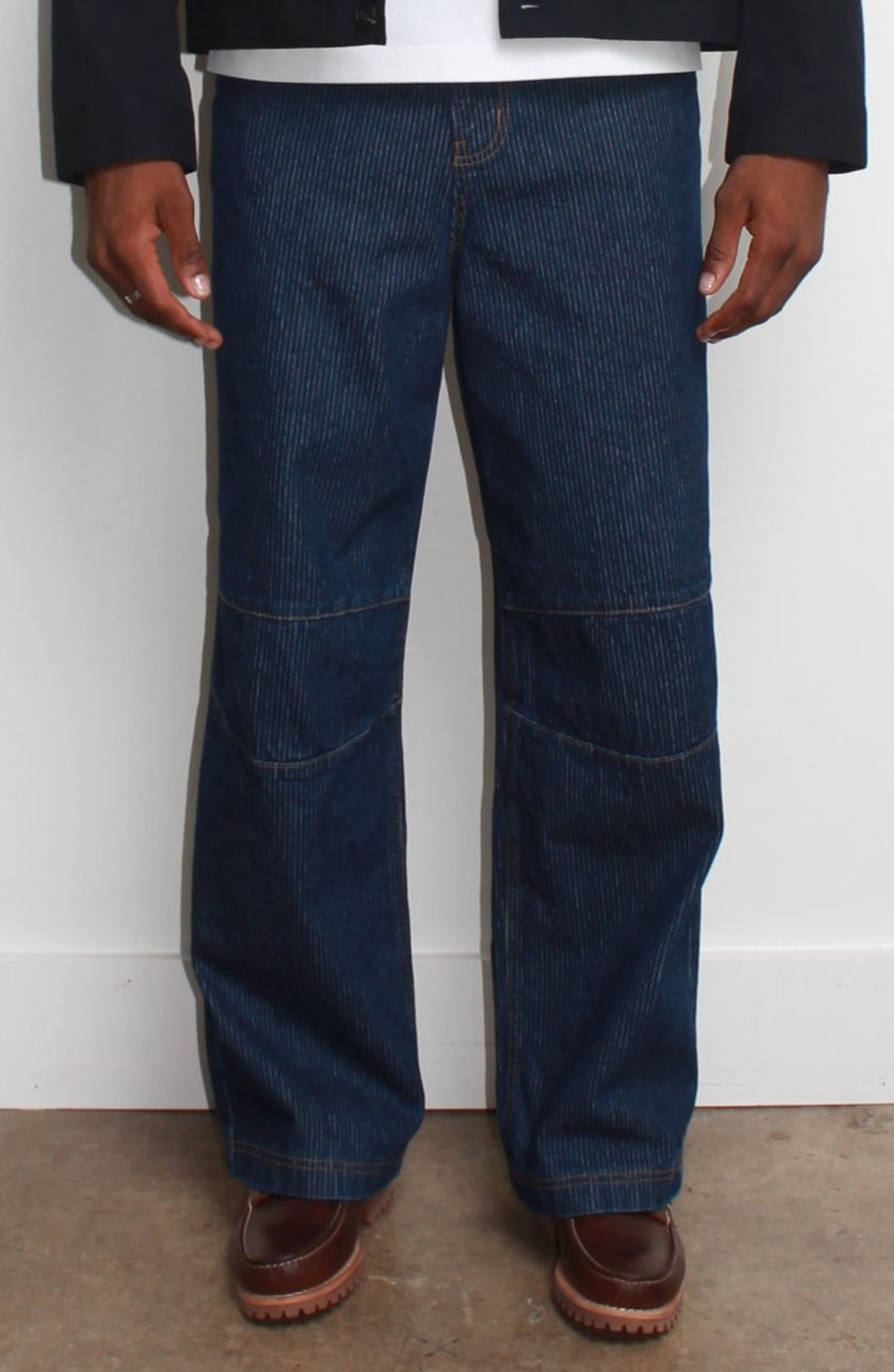 Knee Line Stripe Denim