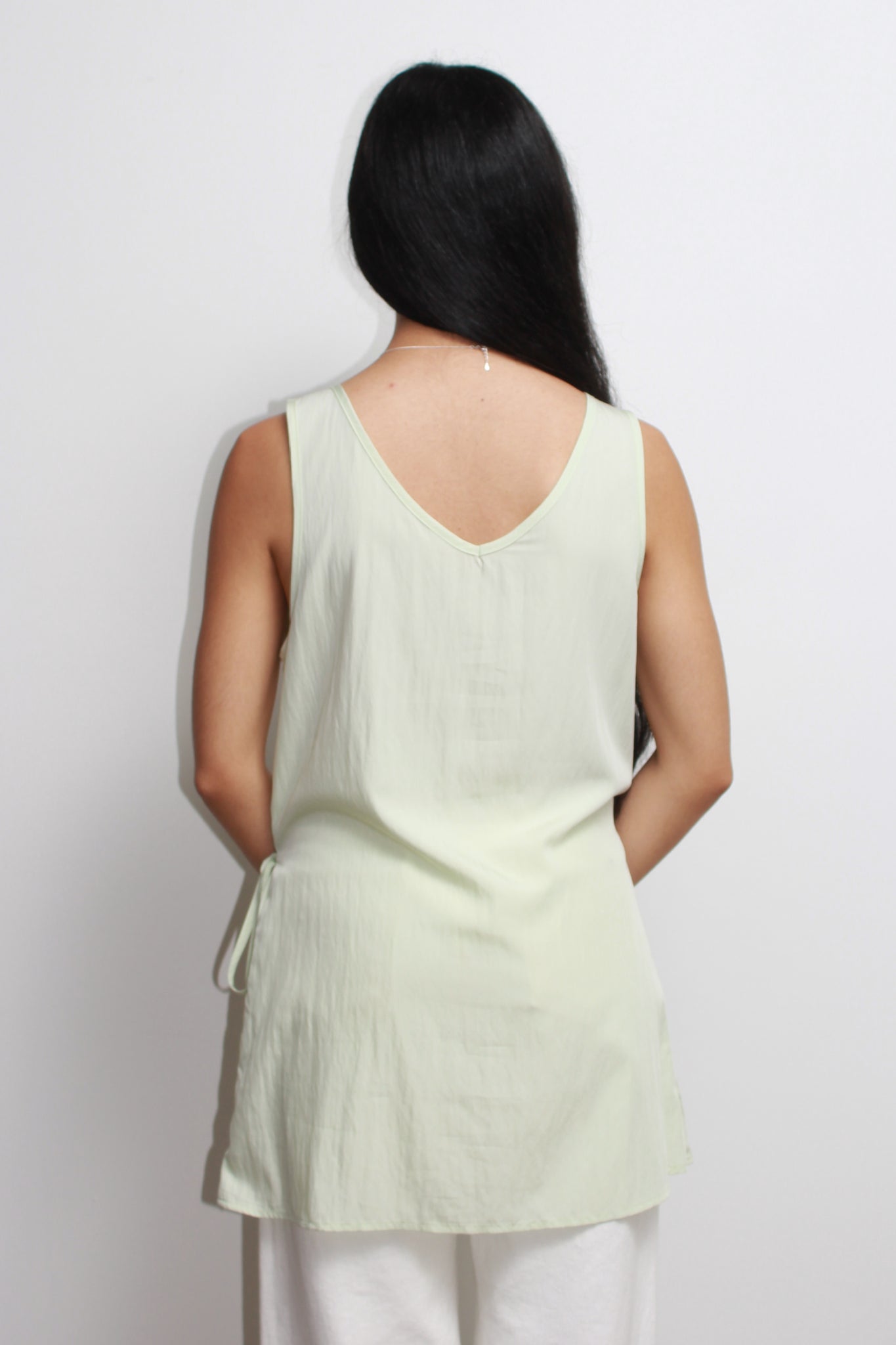 Unbound Wrap Mini Dress/Top in Mint