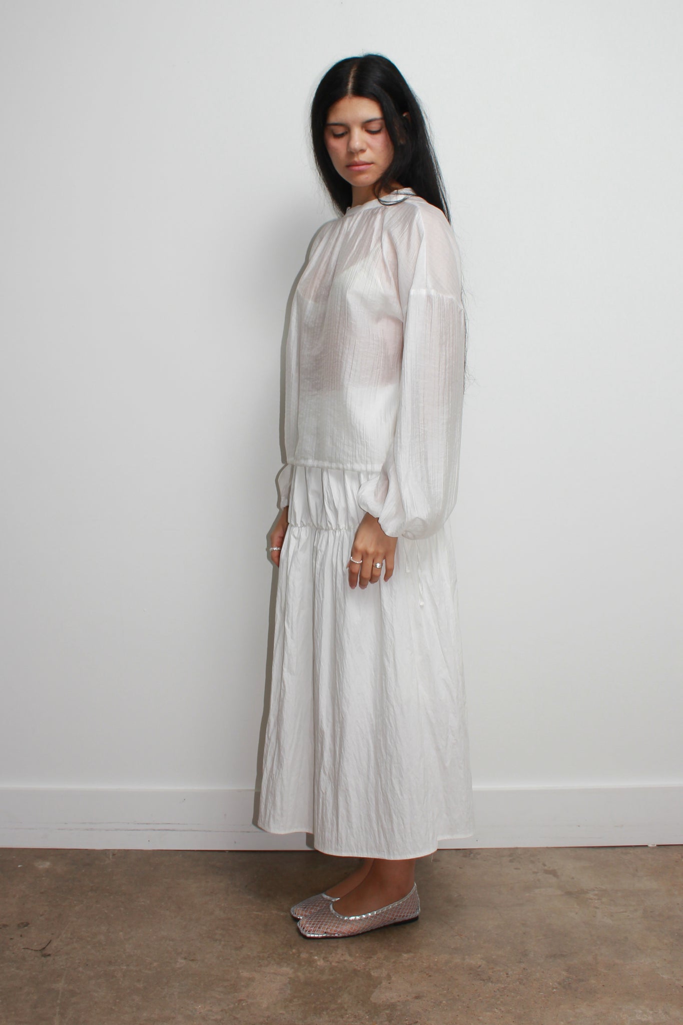 Mariner Blouse in White