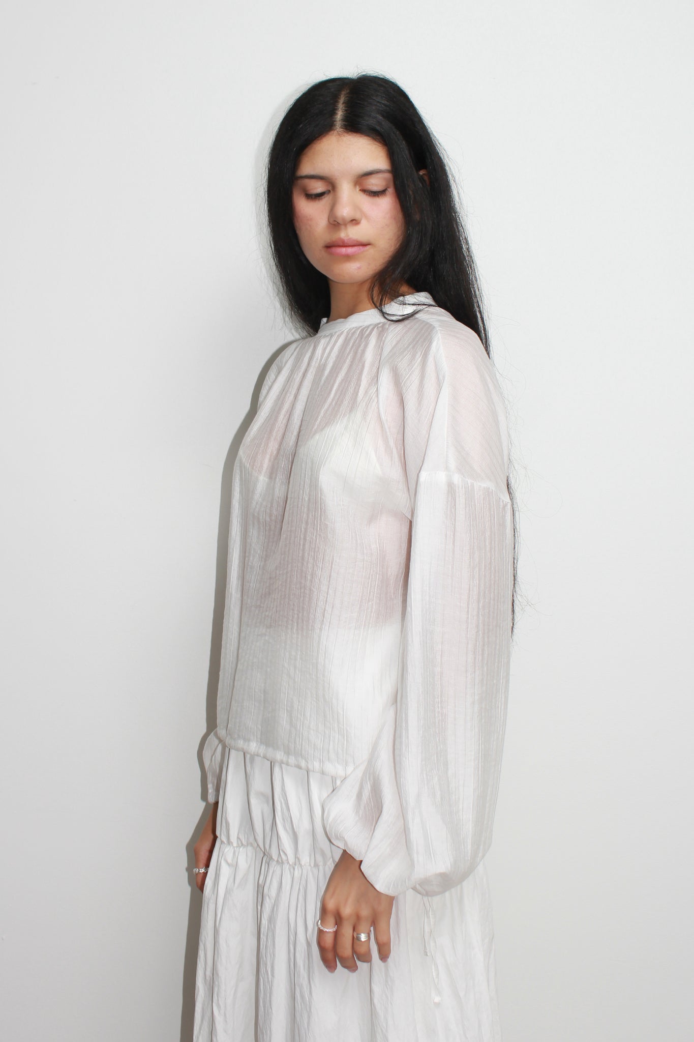 Mariner Blouse in White