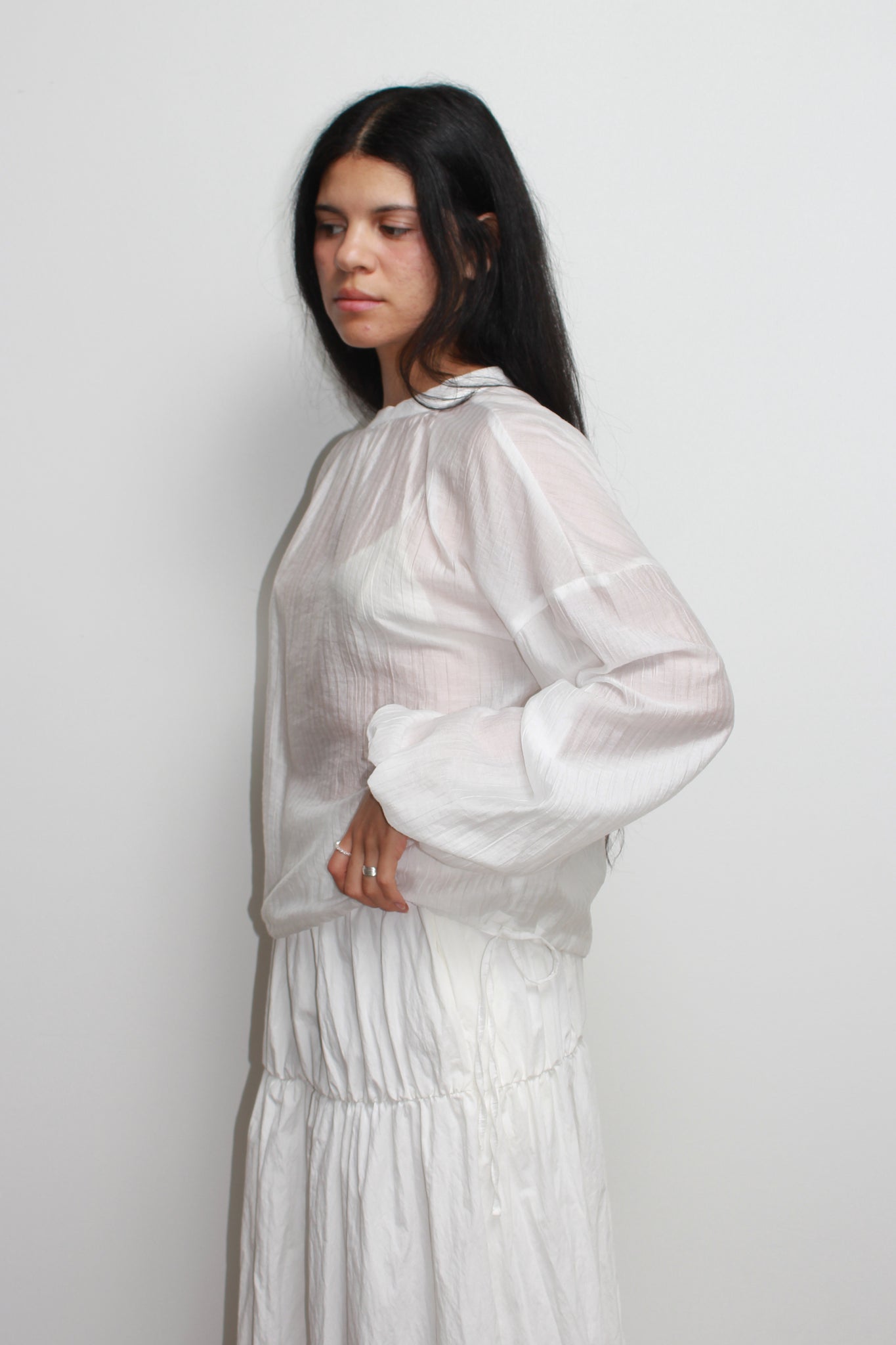 Mariner Blouse in White
