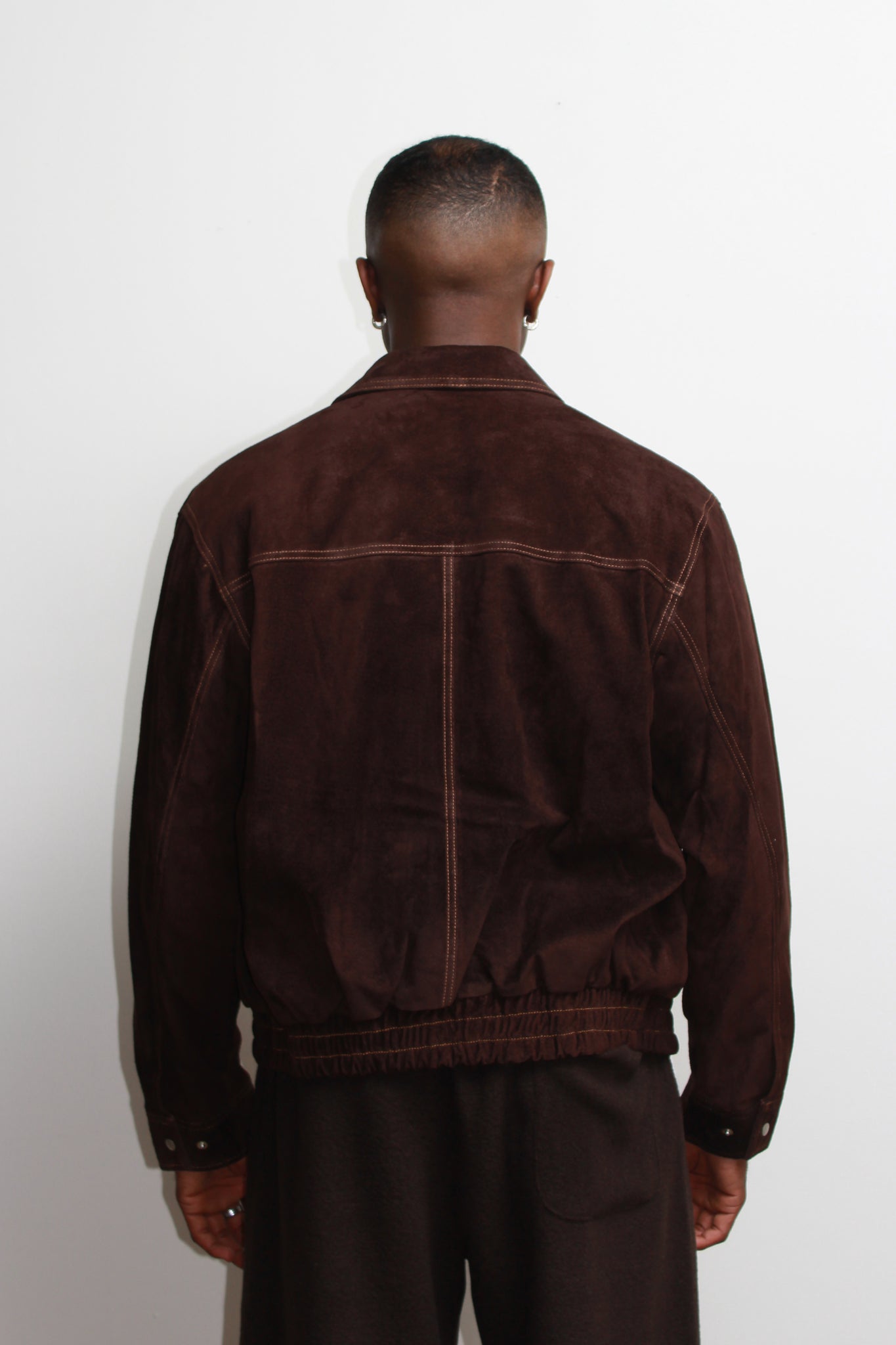 Porta Stitch Real Suede Jacket