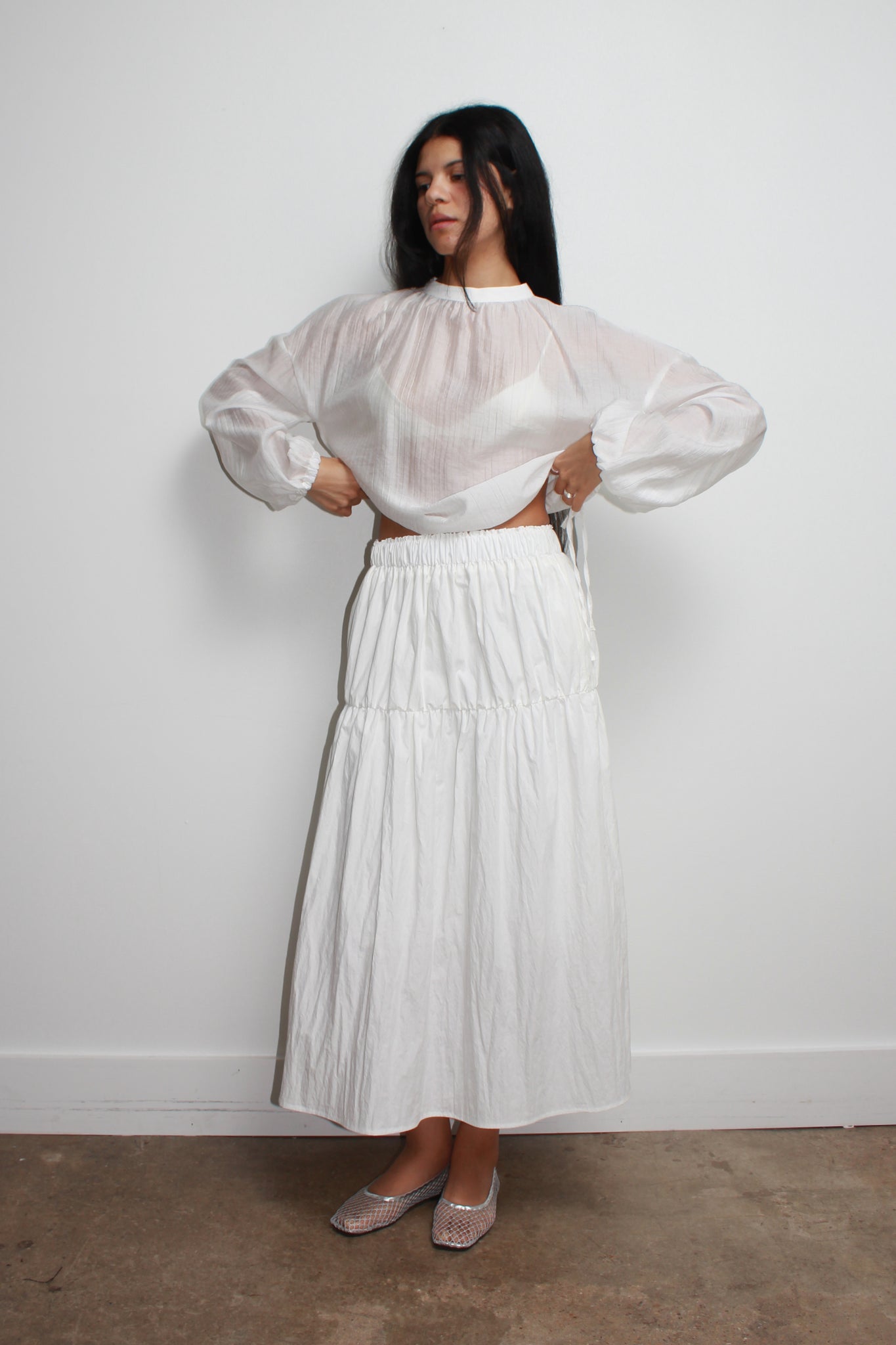Mariner Blouse in White