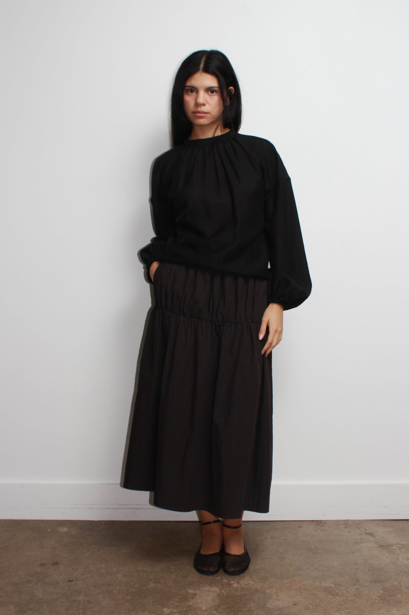 Mariner Blouse in Black