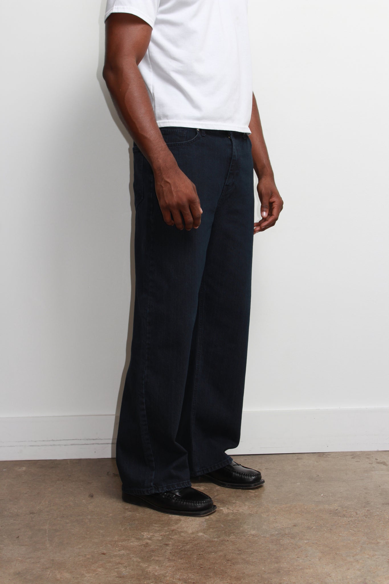 Mento Ribbed Denim Pants