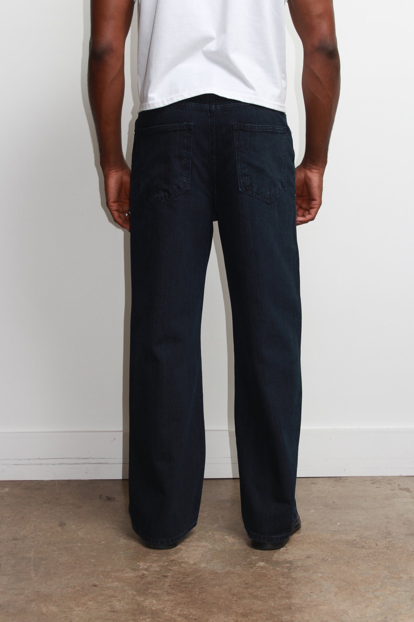 Mento Ribbed Denim Pants