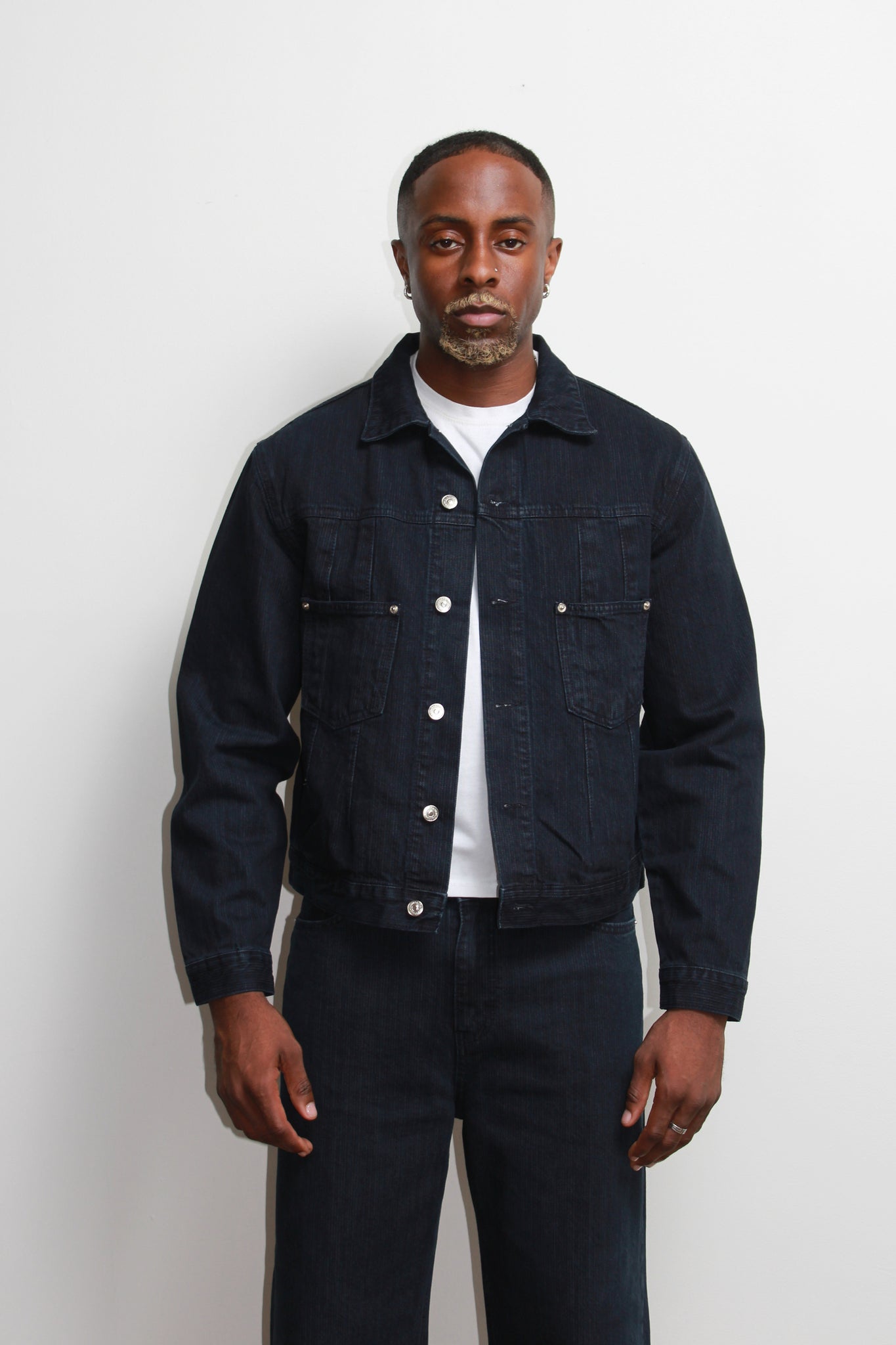 Mento Ribbed Denim Jacket