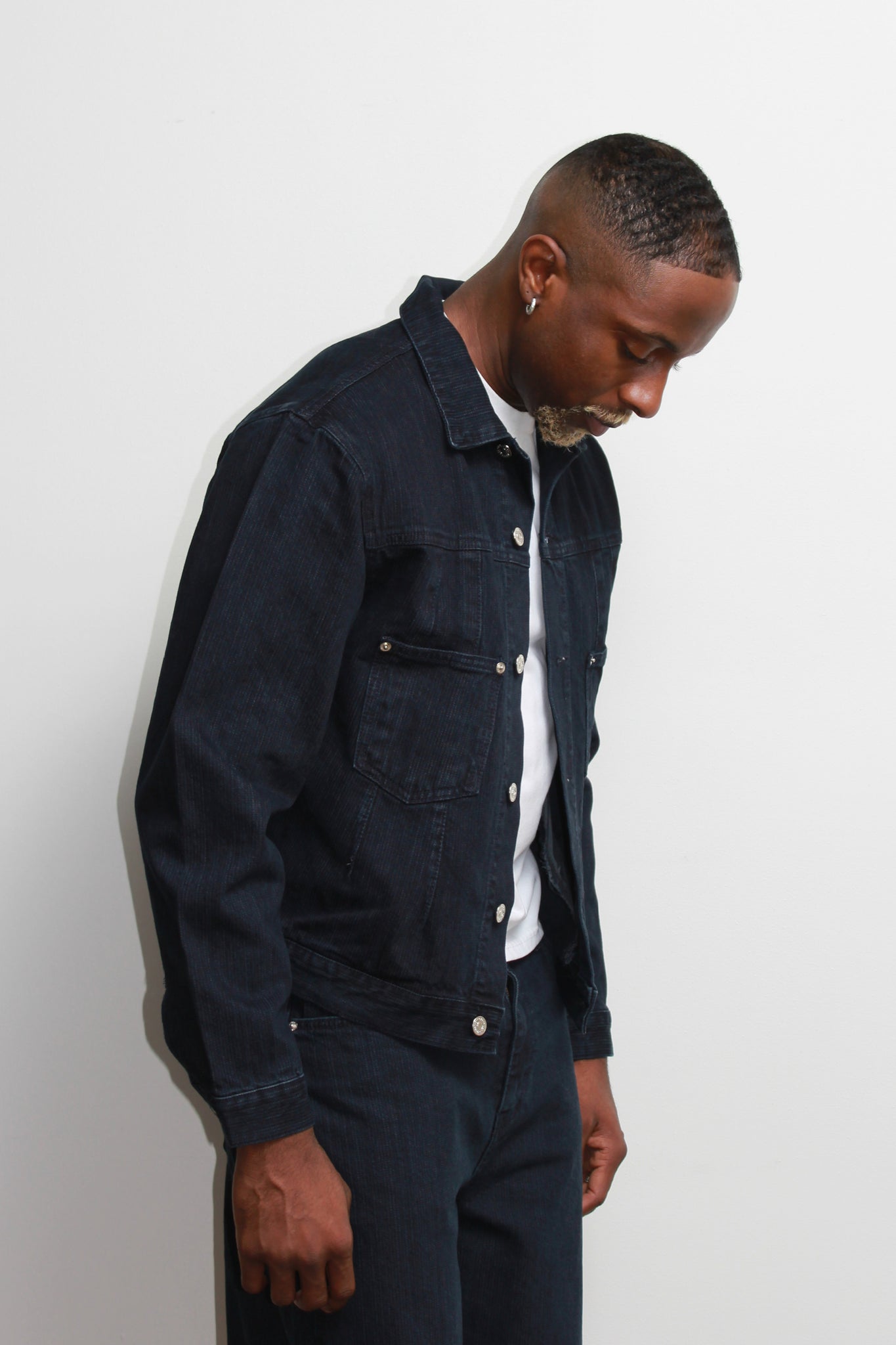 Mento Ribbed Denim Jacket