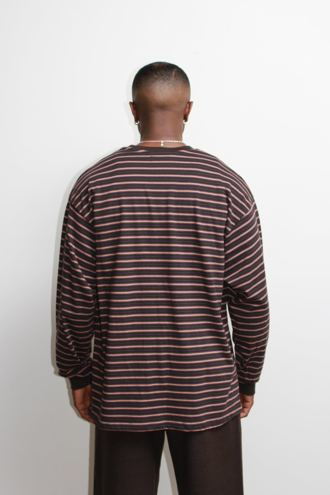 Hazel Stripe T-Shirt in Brown
