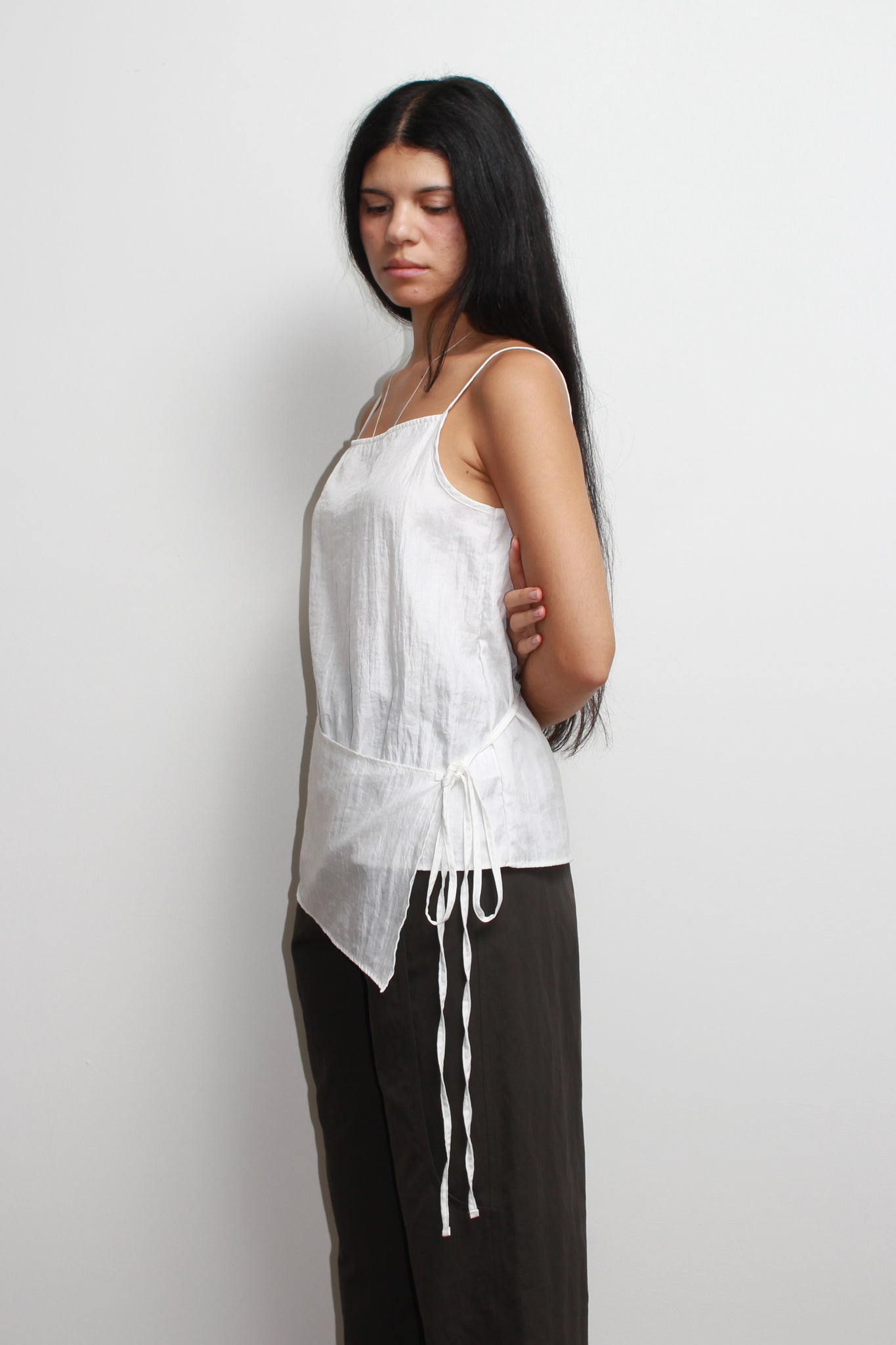 Amuse Sleeveless Top in White