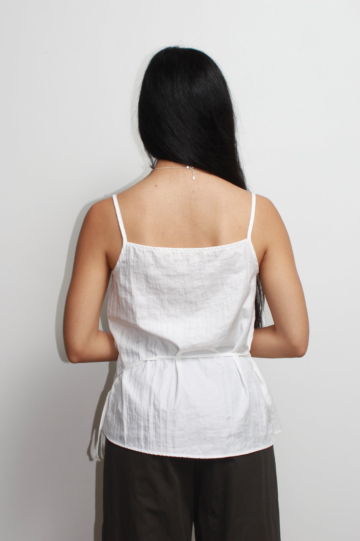 Amuse Sleeveless Top in White