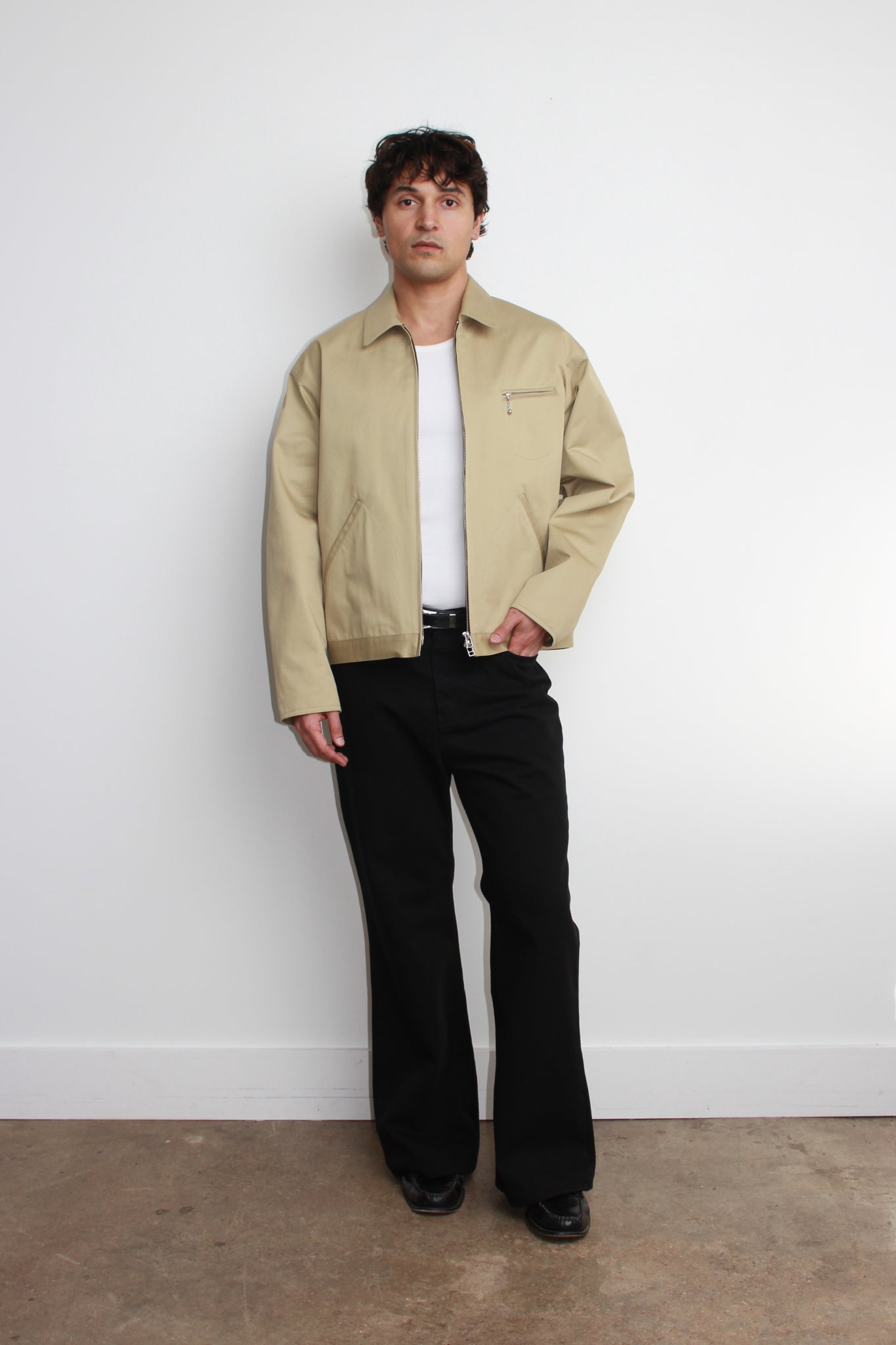 Howell Minimal Work Jacket in Khaki