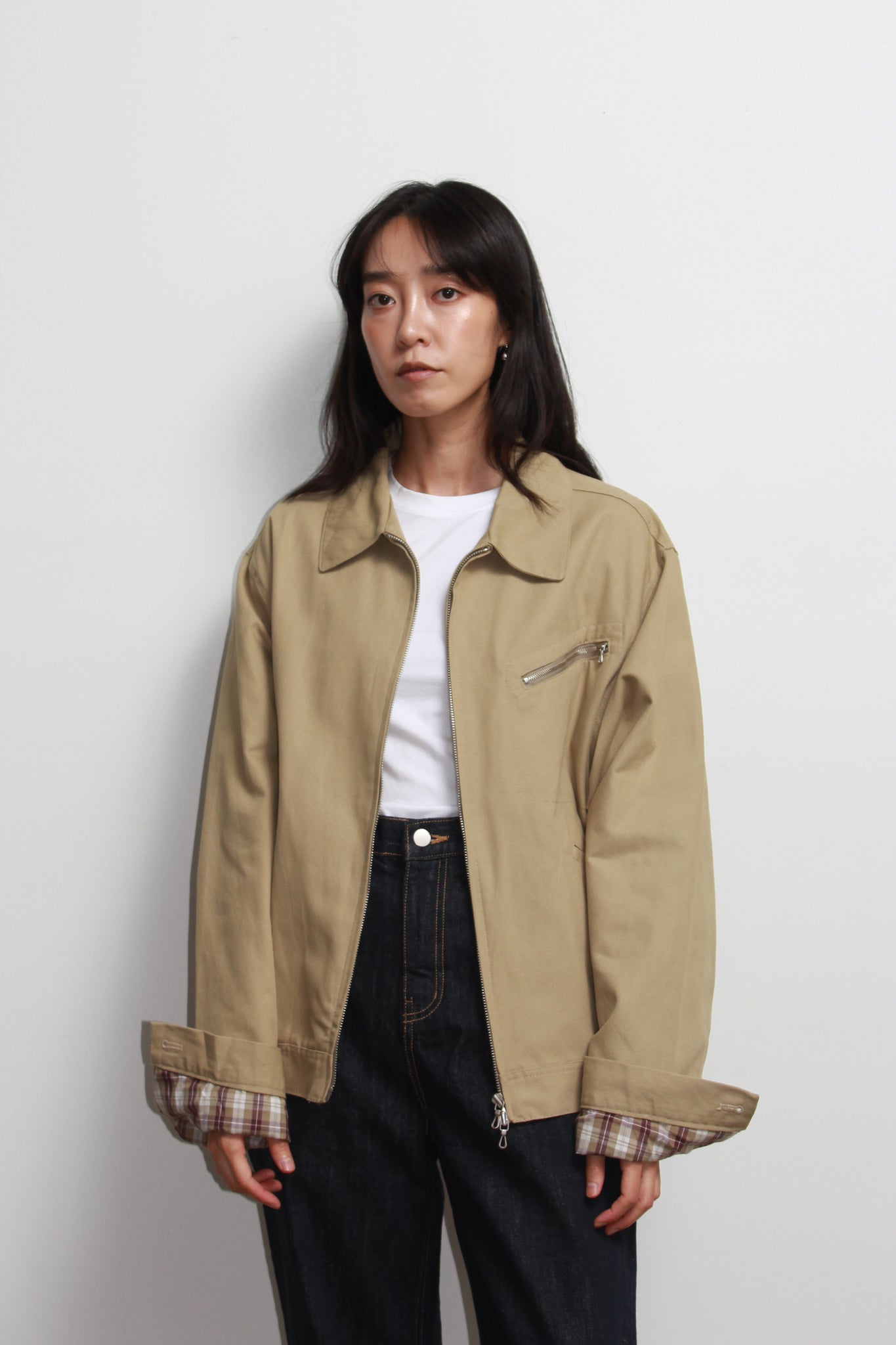 Avow Cotton Jacket in Khaki