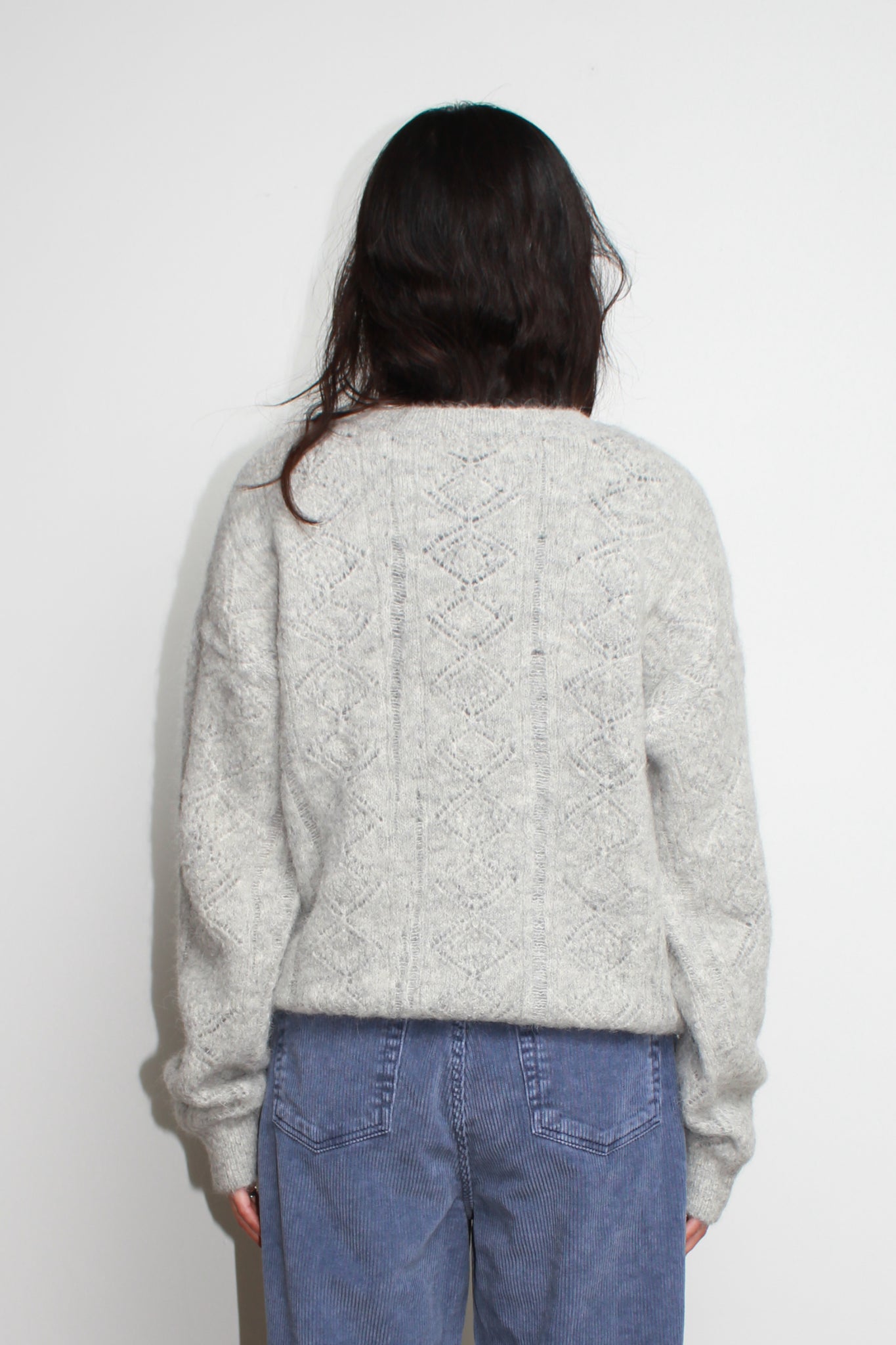 Scasi Alpaca Sweater in Grey