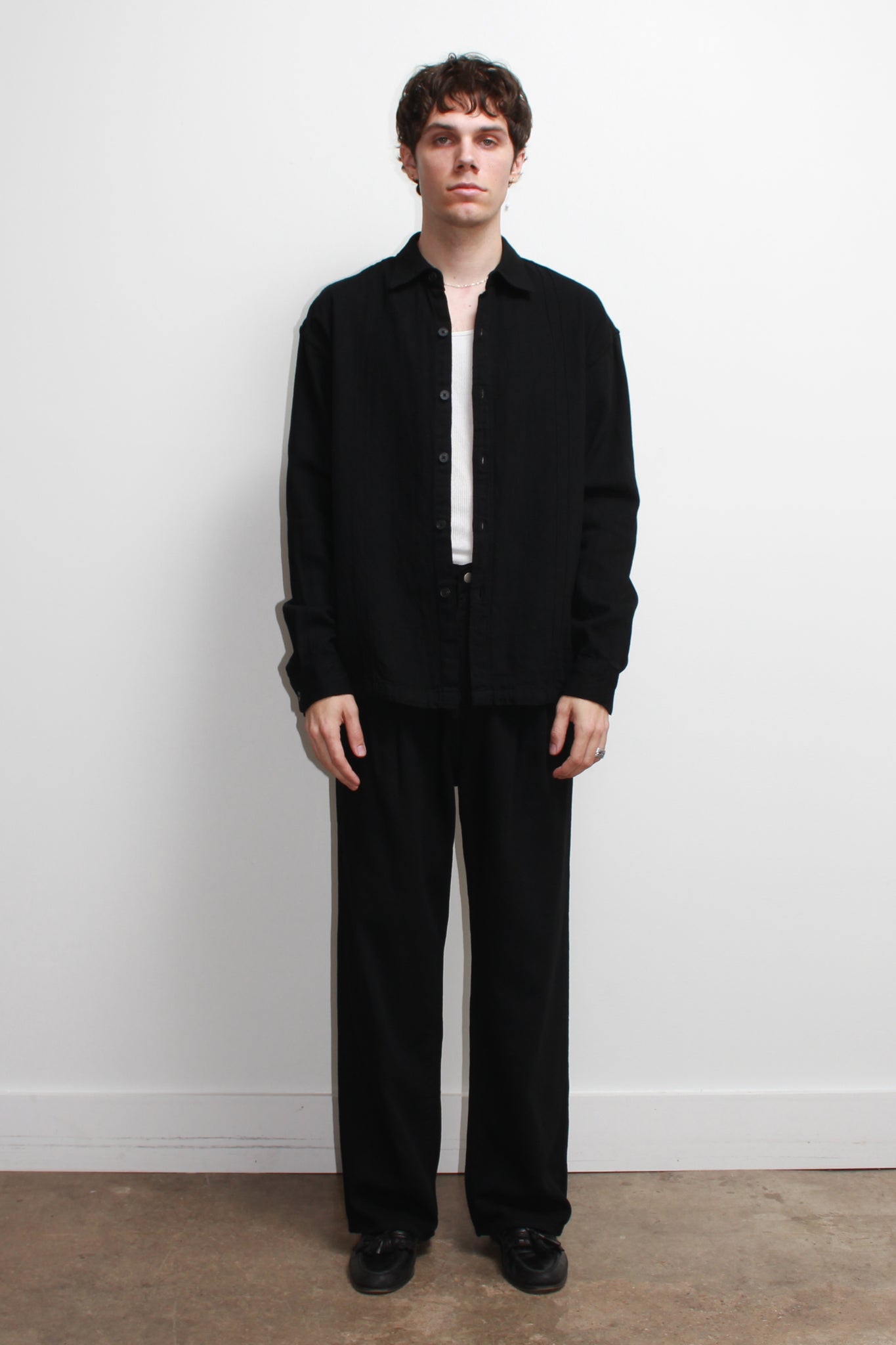 Blanc Denim Shirt