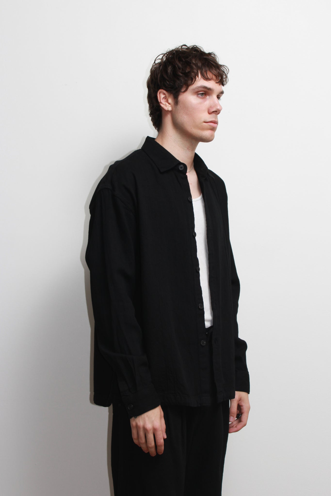 Blanc Denim Shirt