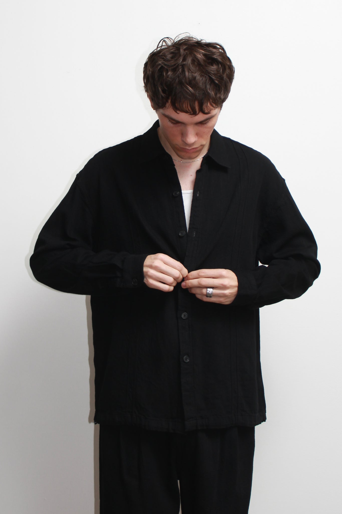 Blanc Denim Shirt