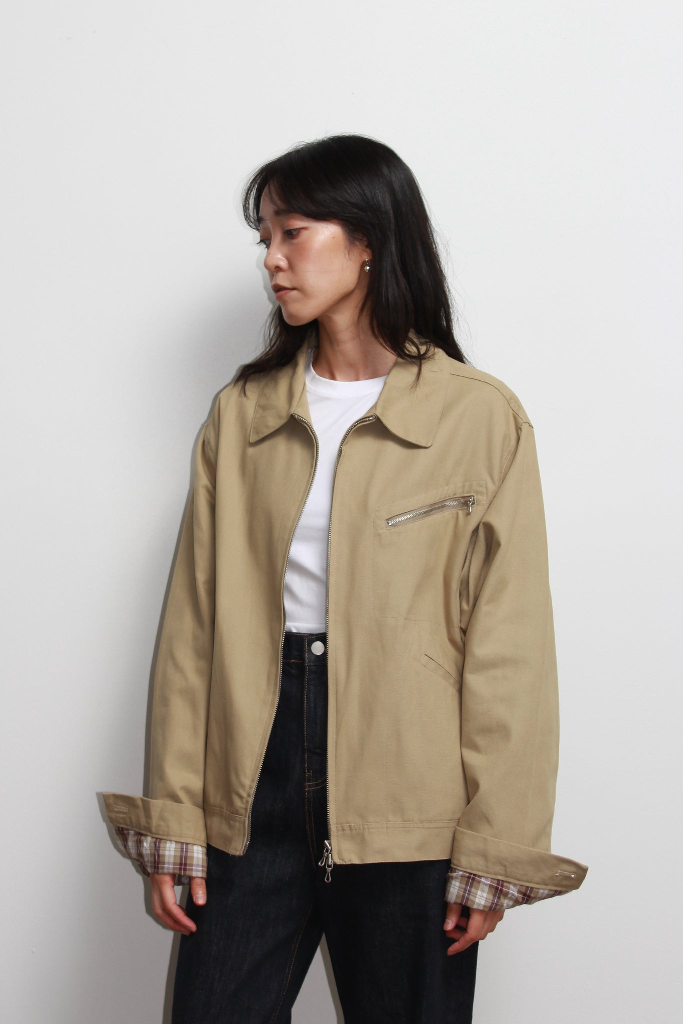 Avow Cotton Jacket in Khaki